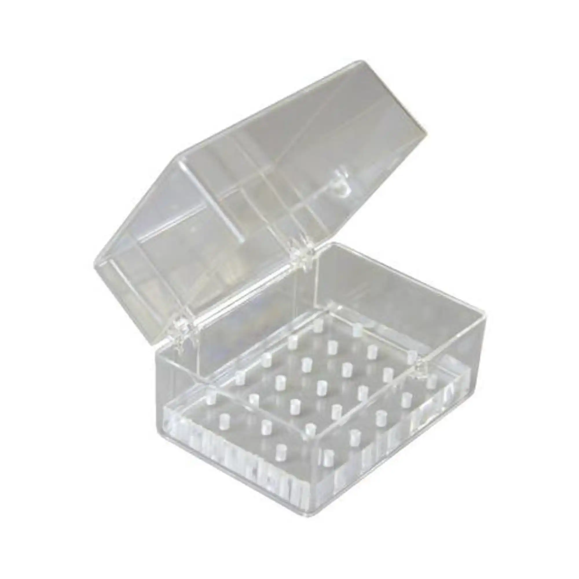 Palmero 27-Hole Bur Block for Friction Grip (FG) Burs, Autoclavable - 27-Hole Bur Block-Friction Grip - Image 1