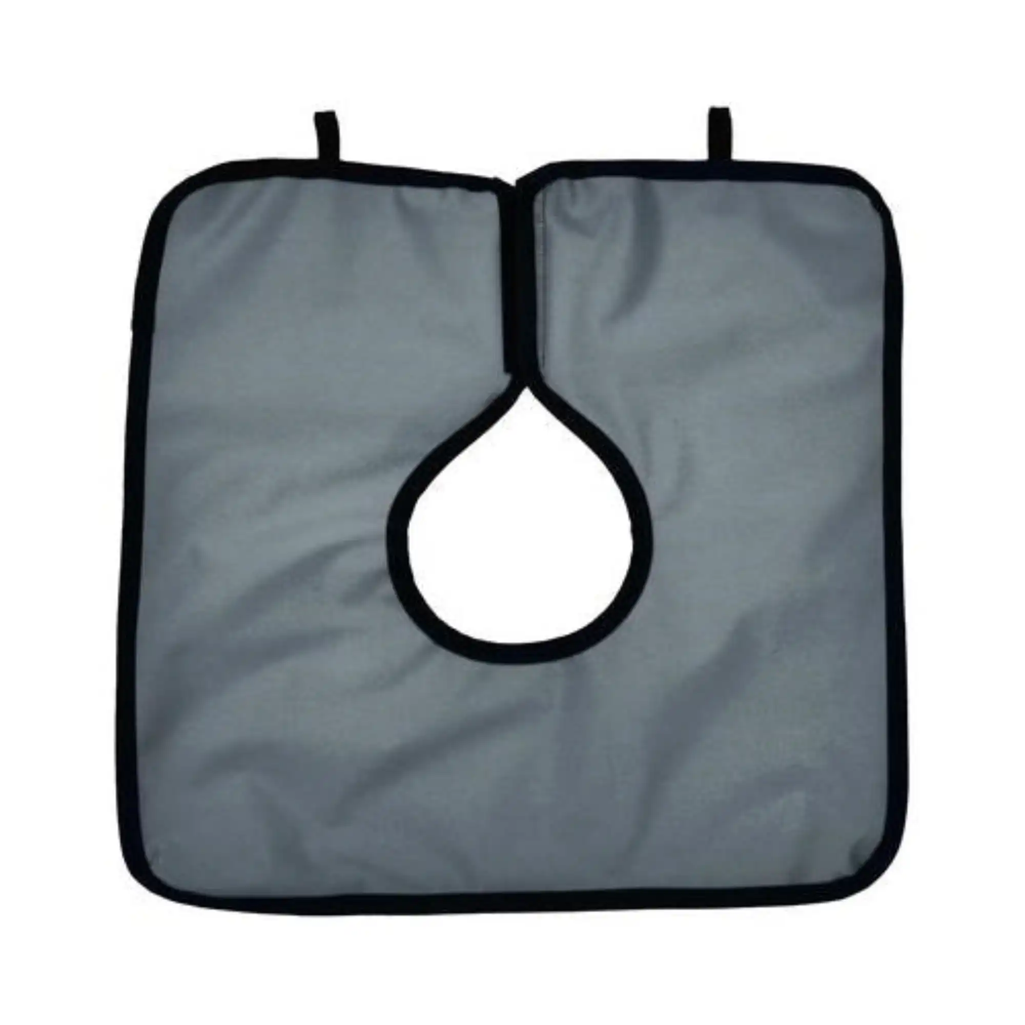 Cling Shield Lead-Free X-Ray Apron Panoramic Poncho, Adult, Gray, Vinyl, Without Collar, 0.3 mm, 23 1/2 in x 7 1/2 in - Pan-A-Cape Apron Vinyl/Vinyl - Image 1