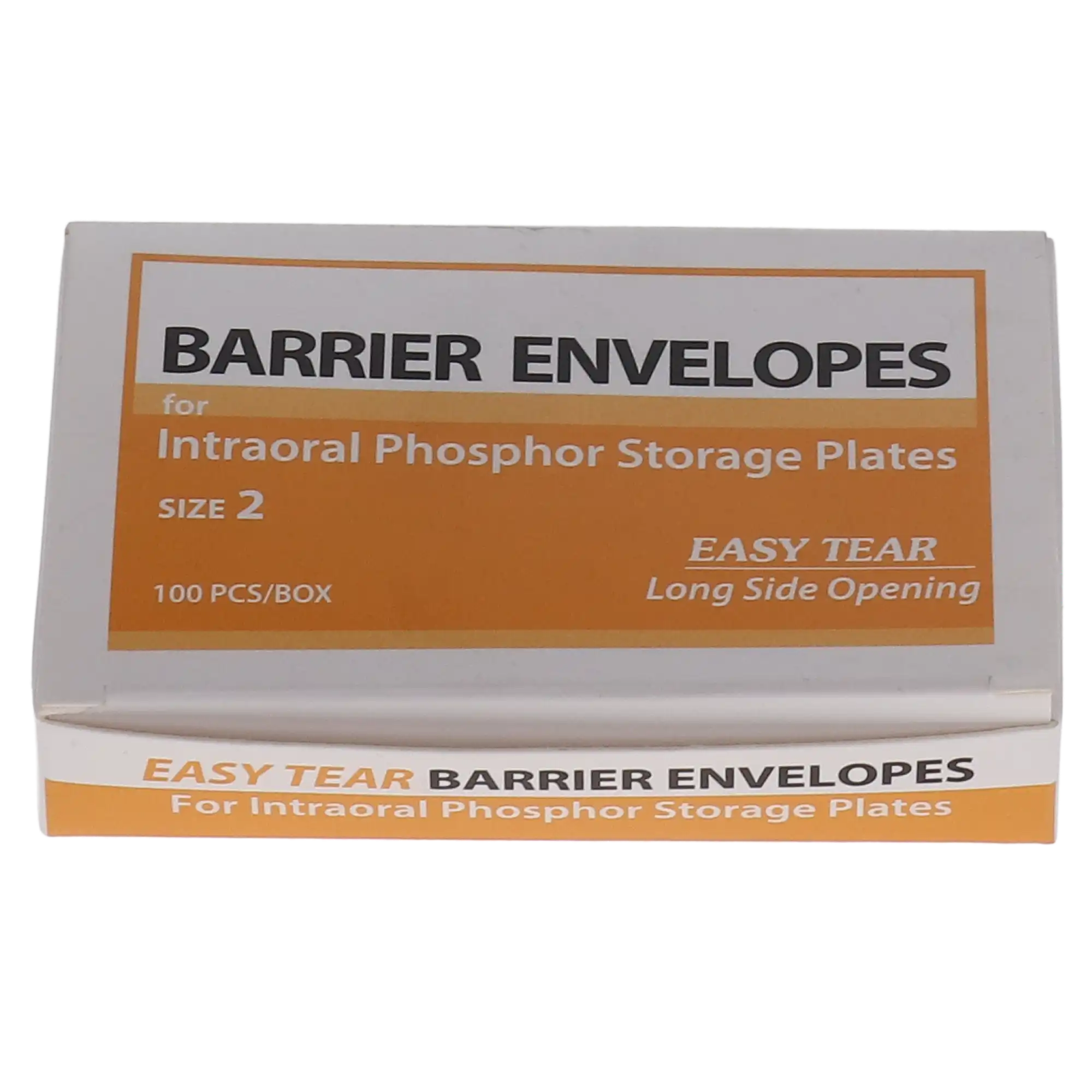 Plasdent Easy-Tear Soft Barrier Envelopes for Phosphor Plates, Long-Side Loading, Size 2, 100/Box, BEAT-002S thumbnail 8