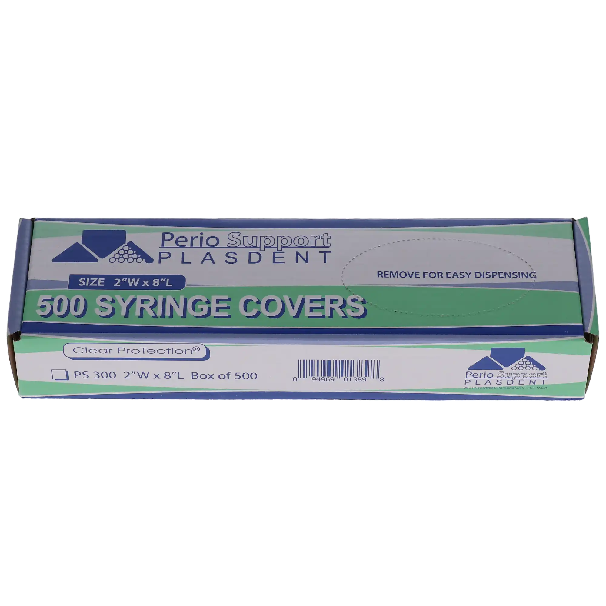 Plasdent Air/Water Syringe Cover Sleeves, Clear Plastic, 2" x 8", 500/Pk, PS300 thumbnail 3