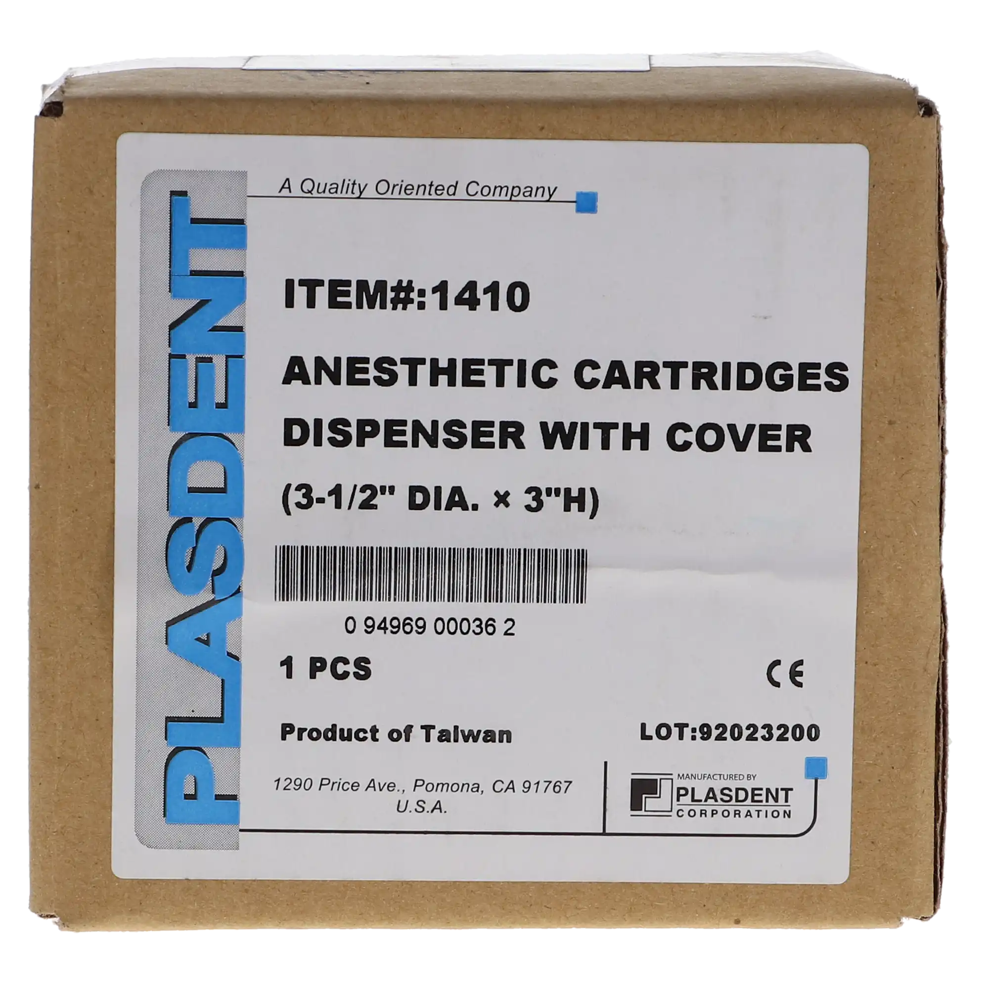 Plasdent Anesthetic Cartridge Dispenser/Holder, Clear Acrylic, Holds 50 x 1.8 mL Cartridges, 1410 thumbnail 5