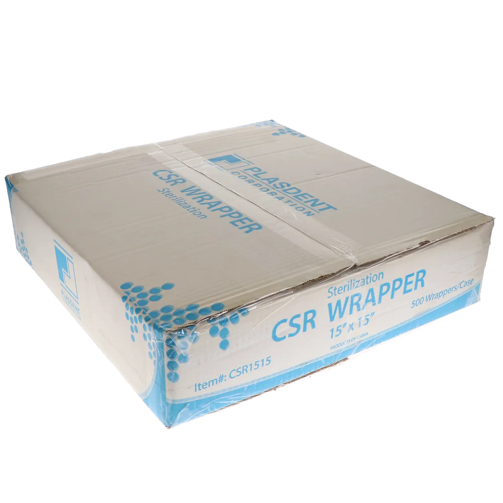 Plasdent CSR Autoclave Sterilization Wraps, 15 x 15 in, Blue, 500/Pk, CSR1515 thumbnail 3
