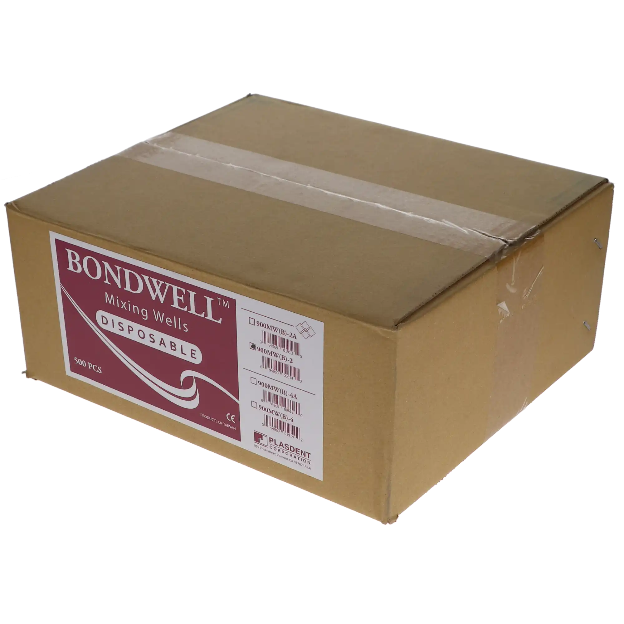 Bondwell Disposable Mixing Wells, 2-Well, White, 500/Pk, 900MW(B)-2 thumbnail 3