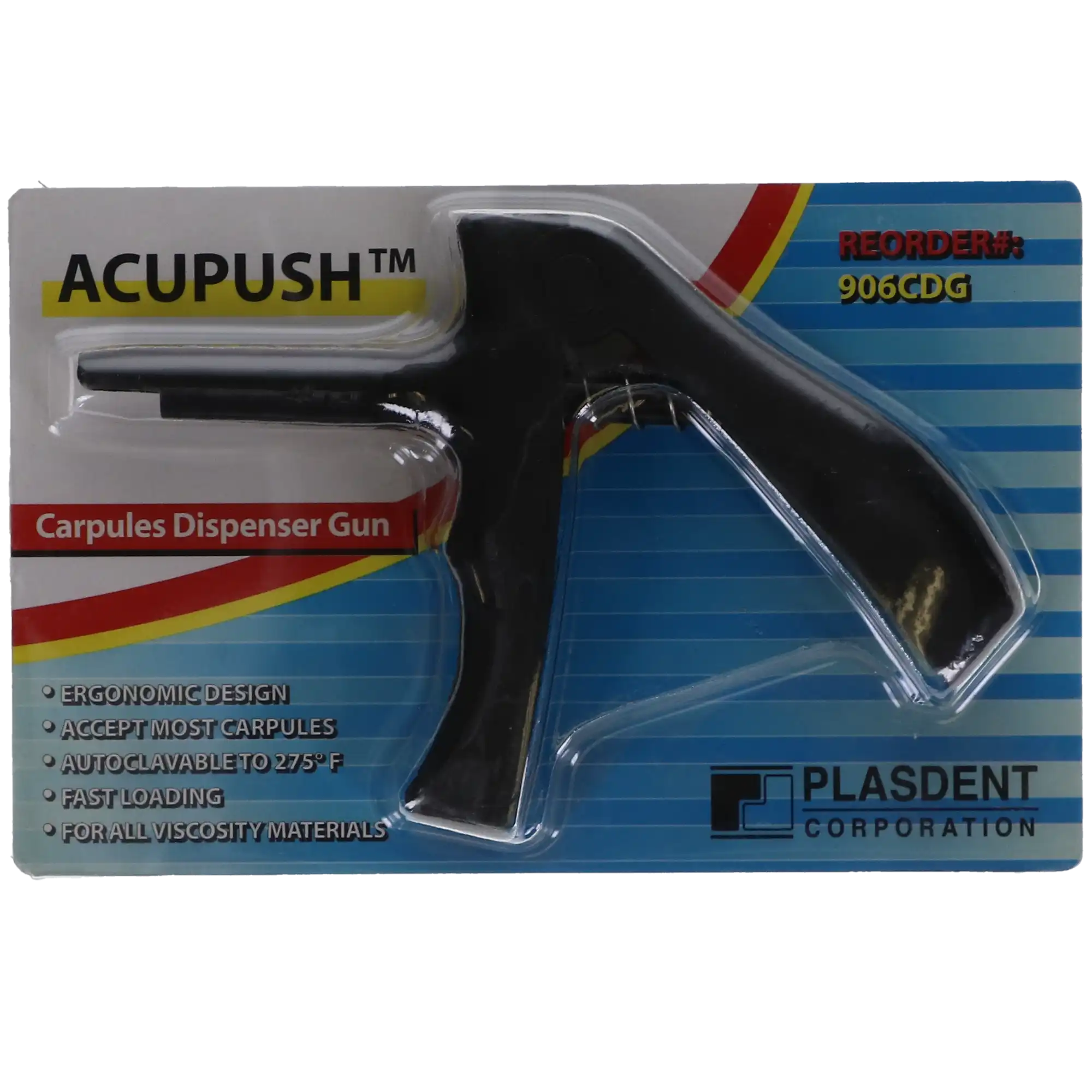 AcuPush Carpules Dispenser Gun, Black Knight, 1/Pk, 906CDG-11 thumbnail 4