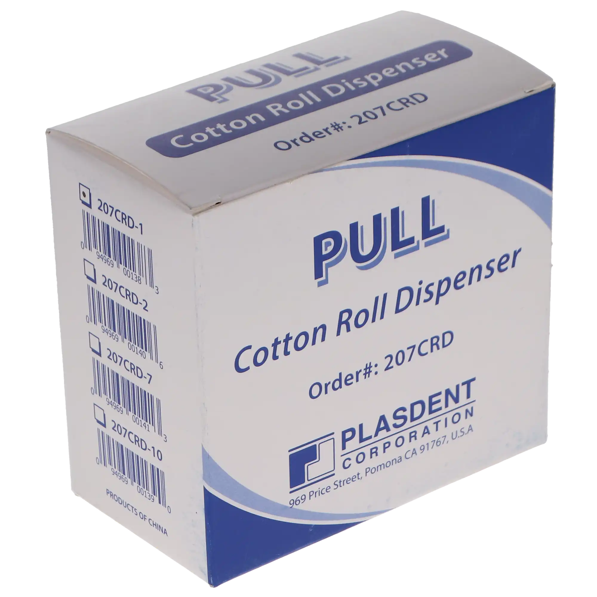 Plasdent Pull Style Cotton Roll Dispenser, White, 207CRD-1 thumbnail 3