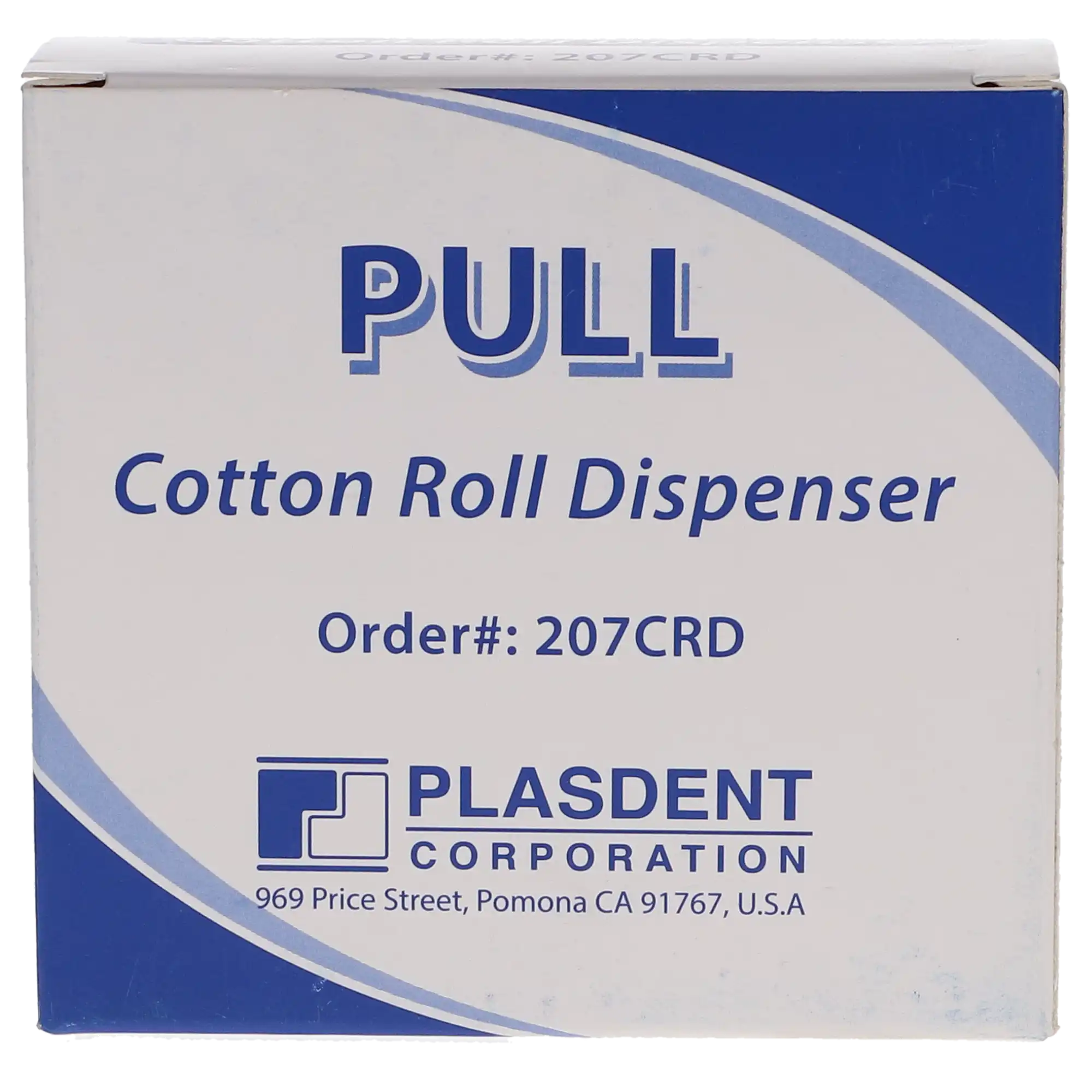 Plasdent Pull Style Cotton Roll Dispenser, White, 207CRD-1 thumbnail 4