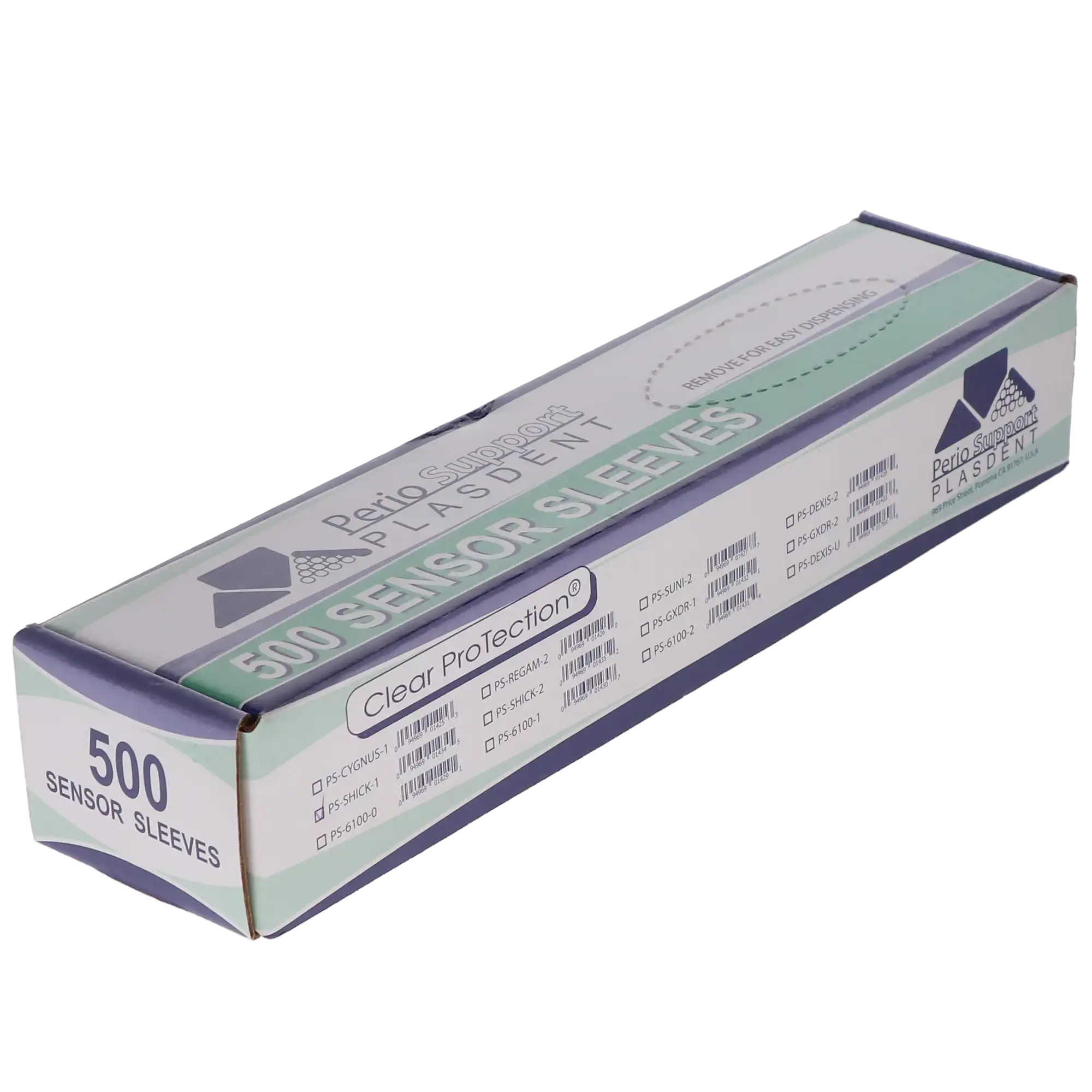 Plasdent Digital Sensor Sleeves for Schick Size 1, Clear Plastic, Tear-Resistant, 9.5", 500/Box, PS-SHICK-1 thumbnail 8