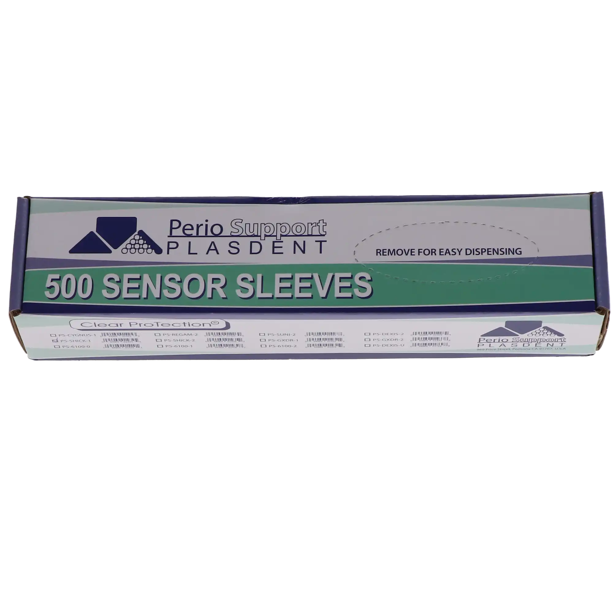 Plasdent Digital Sensor Sleeves for Schick Size 1, Clear Plastic, Tear-Resistant, 9.5", 500/Box, PS-SHICK-1 thumbnail 9