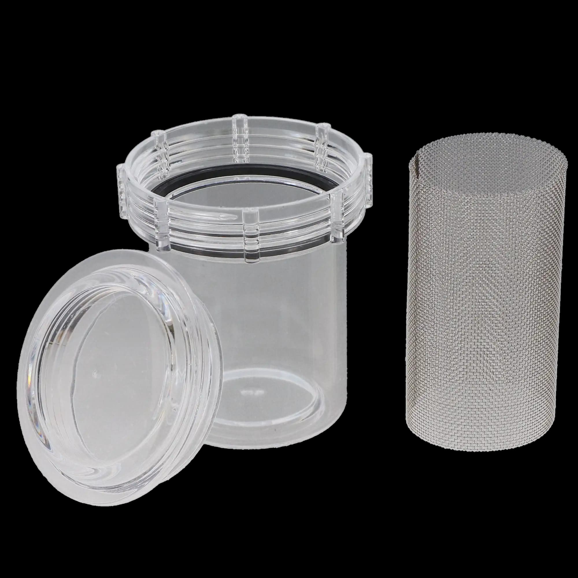 Plasdent Disposable Evacuation Canister #2300, 3-1/2"W x 4-3/8"H, Internal Threads, 8/Box, DC8-2300 thumbnail 3