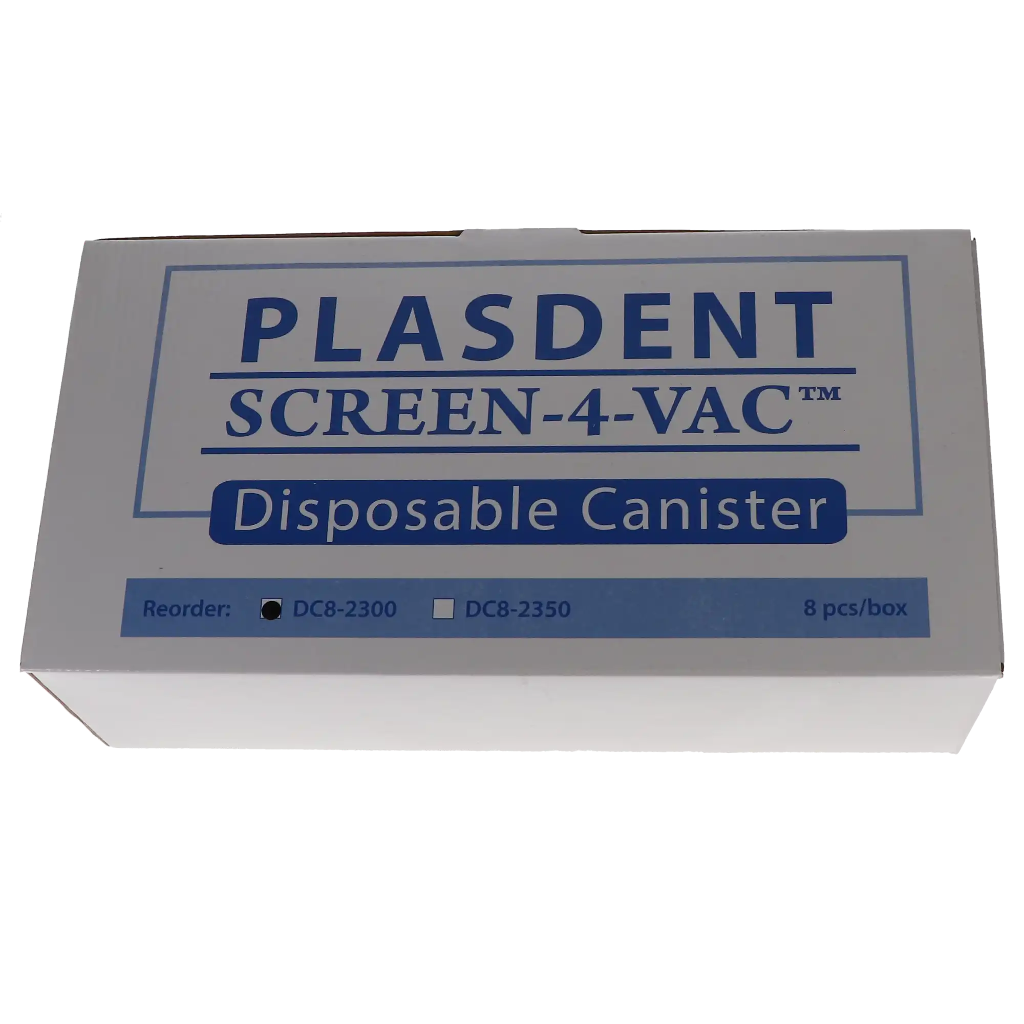 Plasdent Disposable Evacuation Canister #2300, 3-1/2"W x 4-3/8"H, Internal Threads, 8/Box, DC8-2300 thumbnail 4