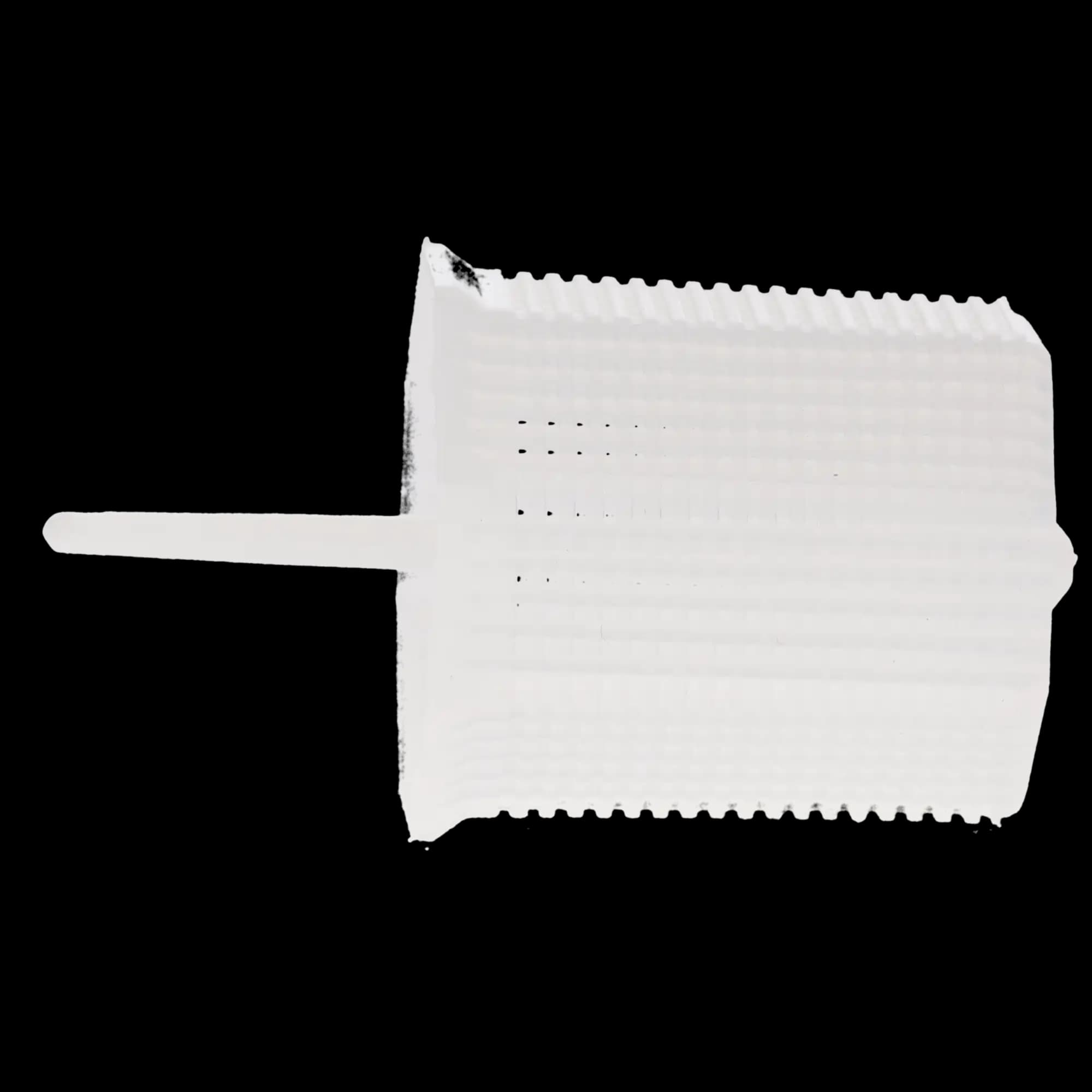 Plasdent Screen-4-Vac Disposable Evacuation Trap, 1 1/2", Clear, #8112, 144/Pk, 8112-3(5509) - Disposable Trap, 1 1/2", # 8112, Clear, 144/Pk, 8112-3(5509) - Image 1