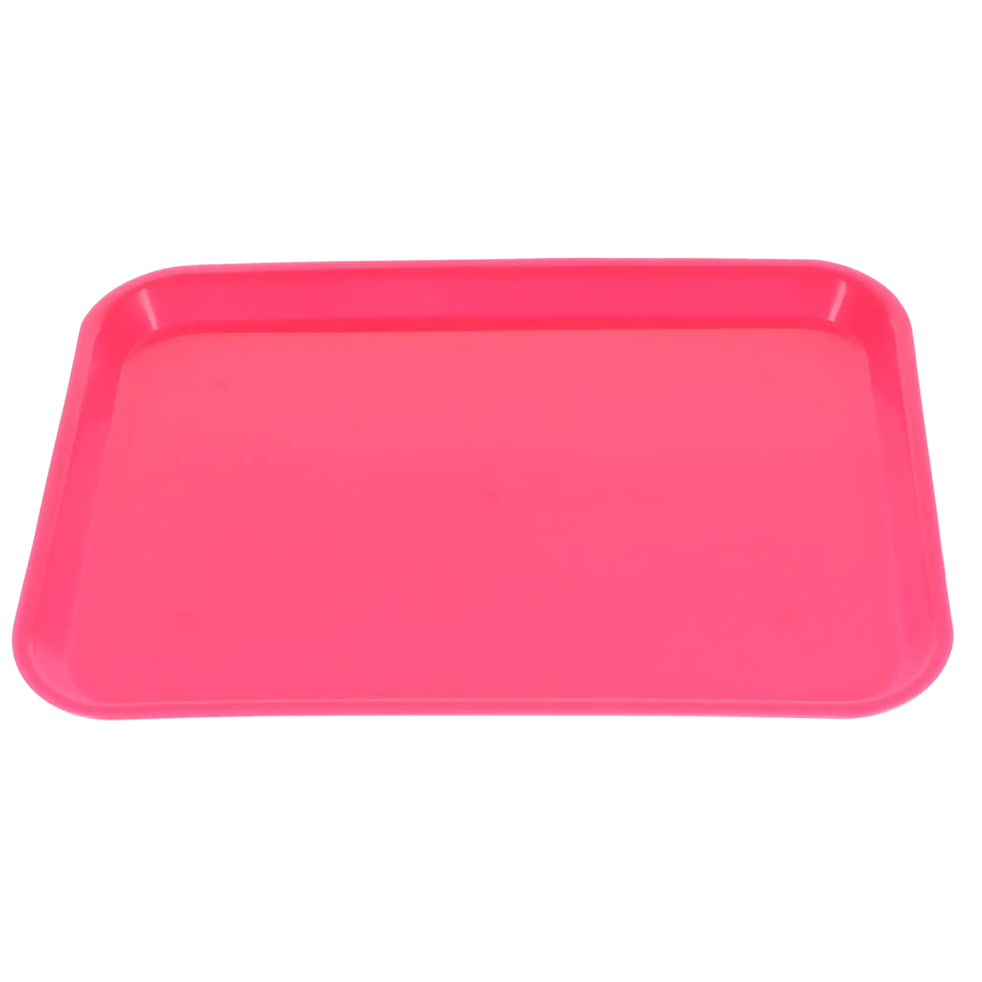 Plasdent Set-Up Plastic Flat Tray, Size B, Neon Pink, 13-1/2" x 9-5/8" x 7/8", 1/Pk, 300BFS-6 thumbnail 2