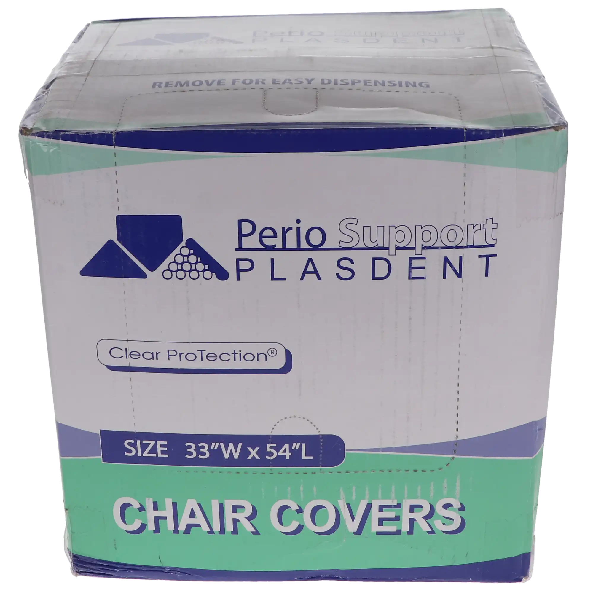 Plasdent Full Plastic Chair Cover Sleeves, 33" x 54", Clear, 200/Box, PS105 thumbnail 7