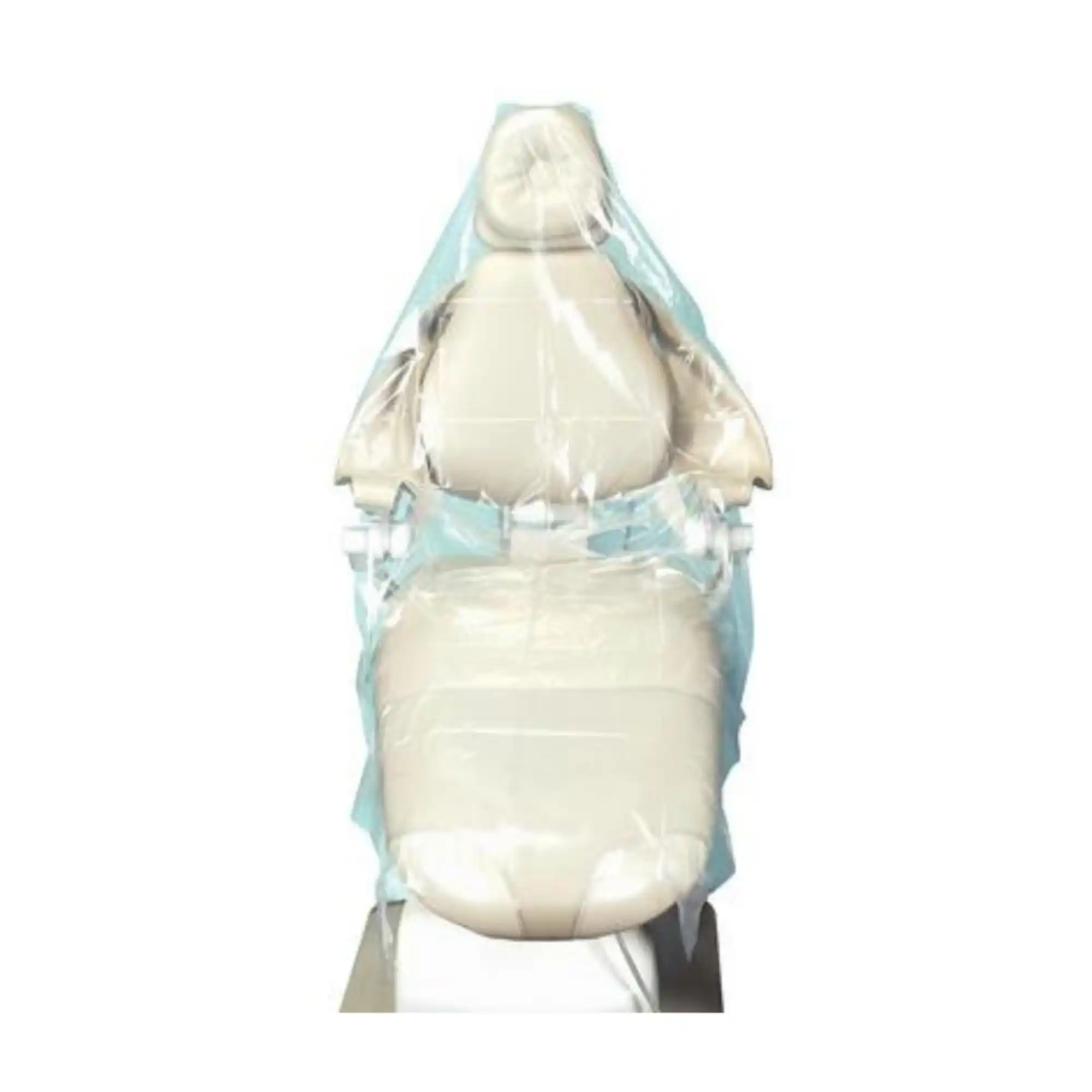 Plasdent Full Plastic Chair Cover Sleeves, 33" x 54", Clear, 200/Box, PS105 thumbnail 8