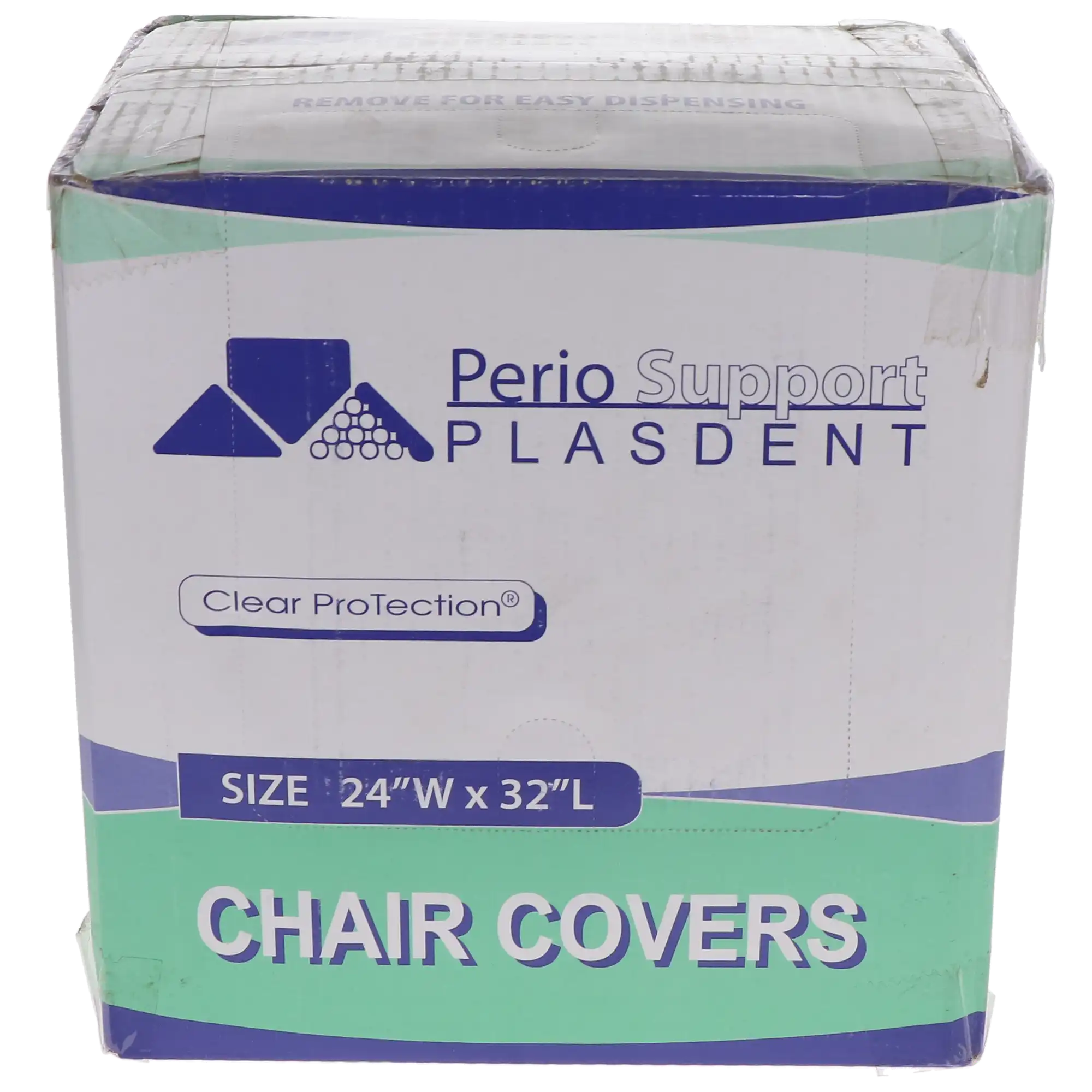 Plasdent Half Chair Cover, 24" x 32", Clear Plastic, 300/Box, PS-102 thumbnail 5