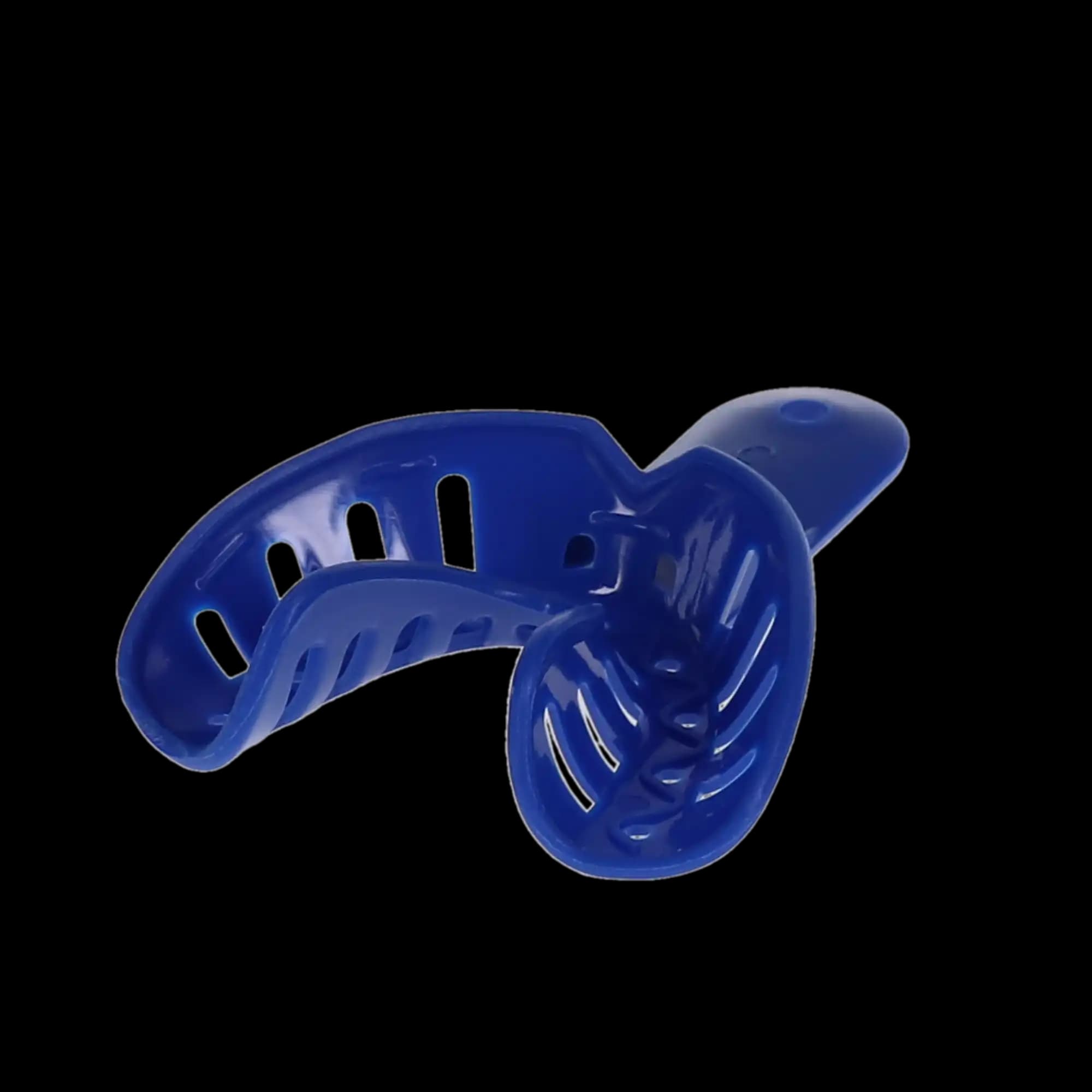 Excellent-Colors Ortho Impression Trays, Child, Lower #3, Large, Blue, Perforated, Disposable, 25/Pk, ITO-3L thumbnail 3