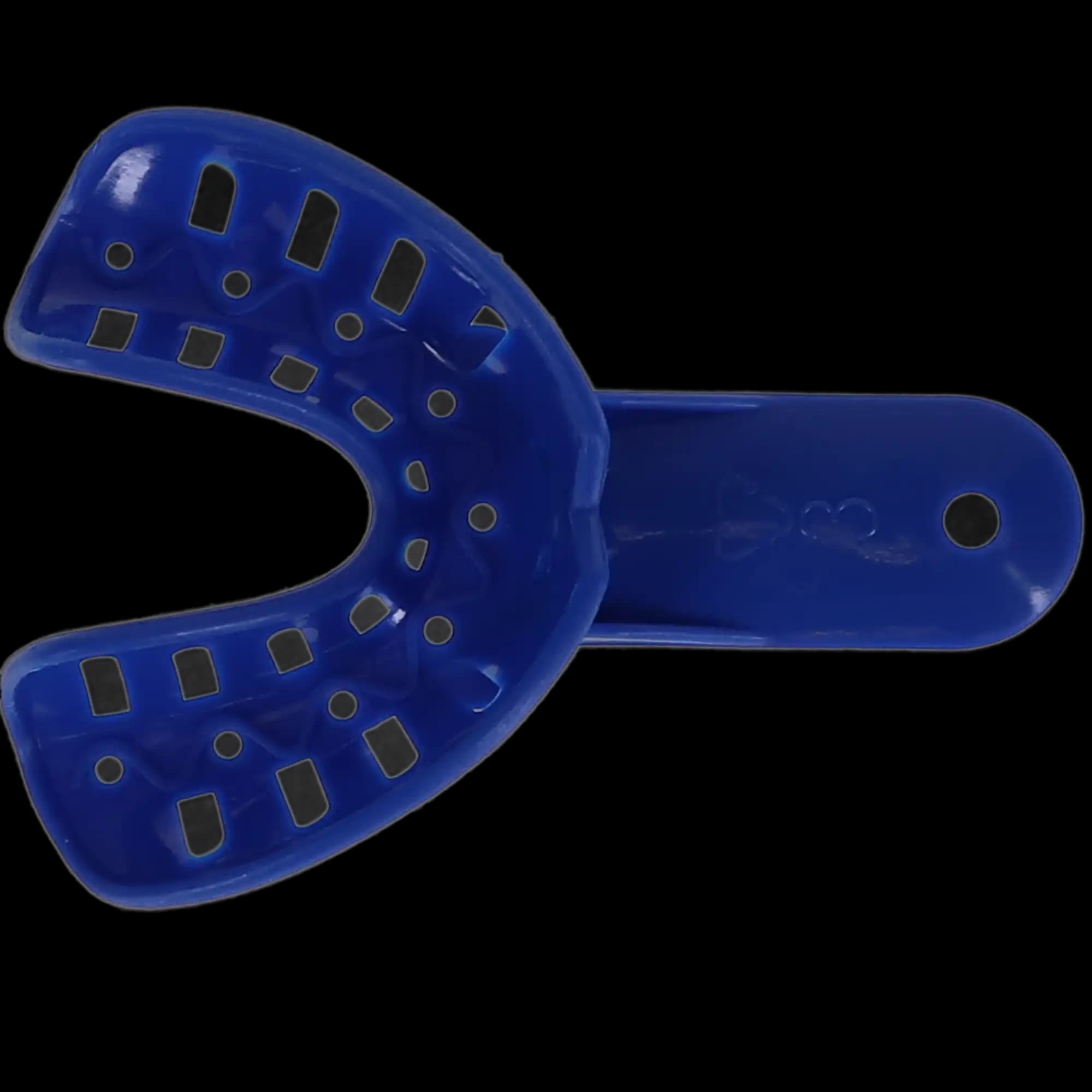 Excellent-Colors Ortho Impression Trays, Child, Lower #3, Large, Blue, Perforated, Disposable, 25/Pk, ITO-3L thumbnail 6