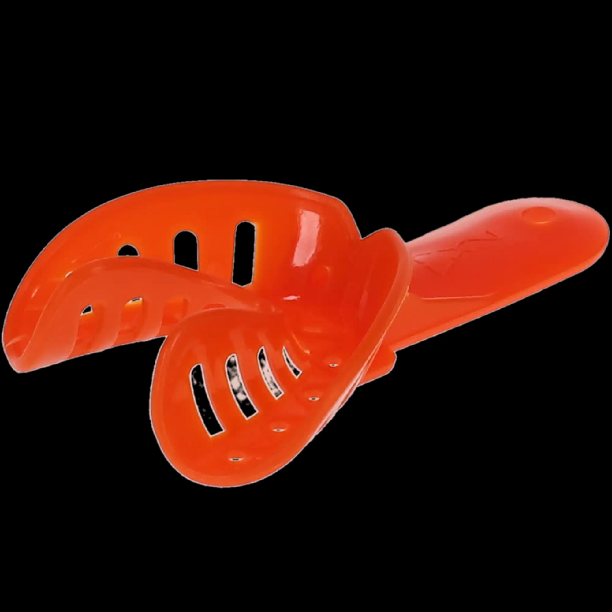 Excellent-Colors Ortho Impression Trays, Child, Lower #2, Medium, Orange, Perforated, Disposable, 25/Pk, ITO-2L thumbnail 3