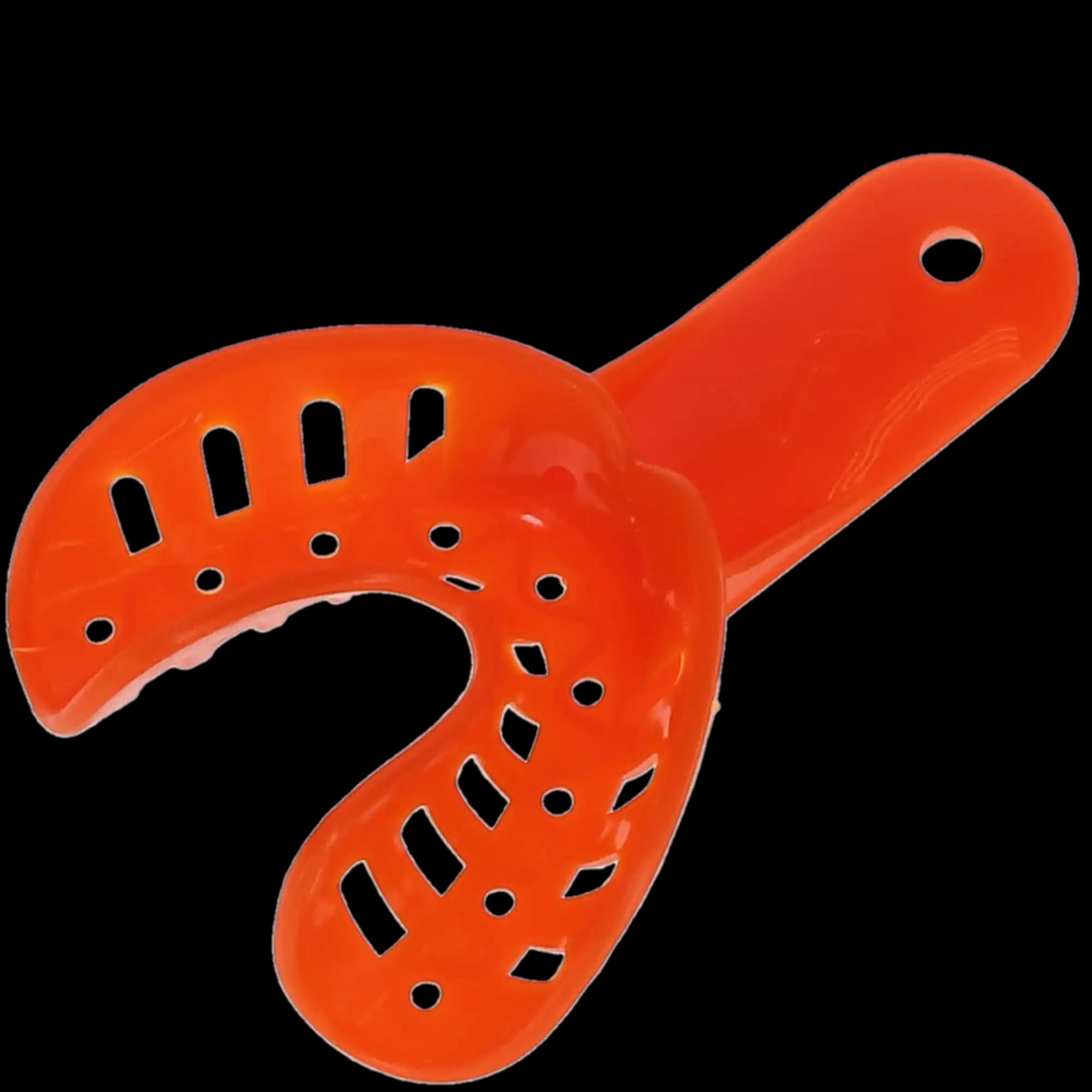 Excellent-Colors Ortho Impression Trays, Child, Lower #2, Medium, Orange, Perforated, Disposable, 25/Pk, ITO-2L thumbnail 4