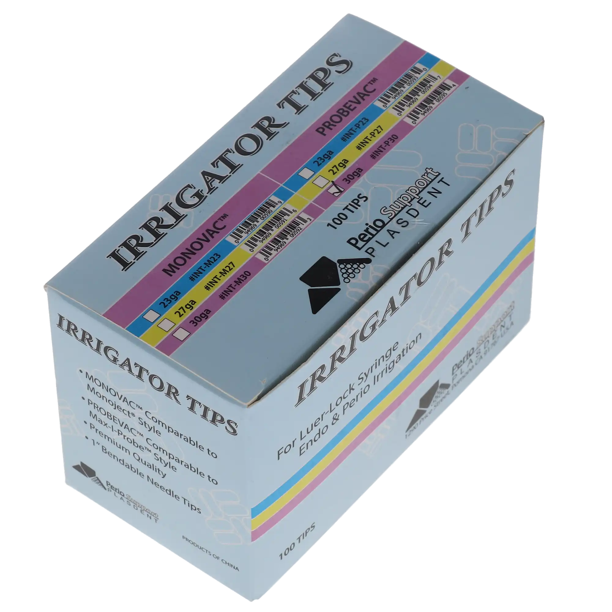 Probevac Irrigator Needle Tips, Max-i-Probe-Style, Closed-End, 30 Ga, Purple, 100/Pk, INT-P30 thumbnail 3