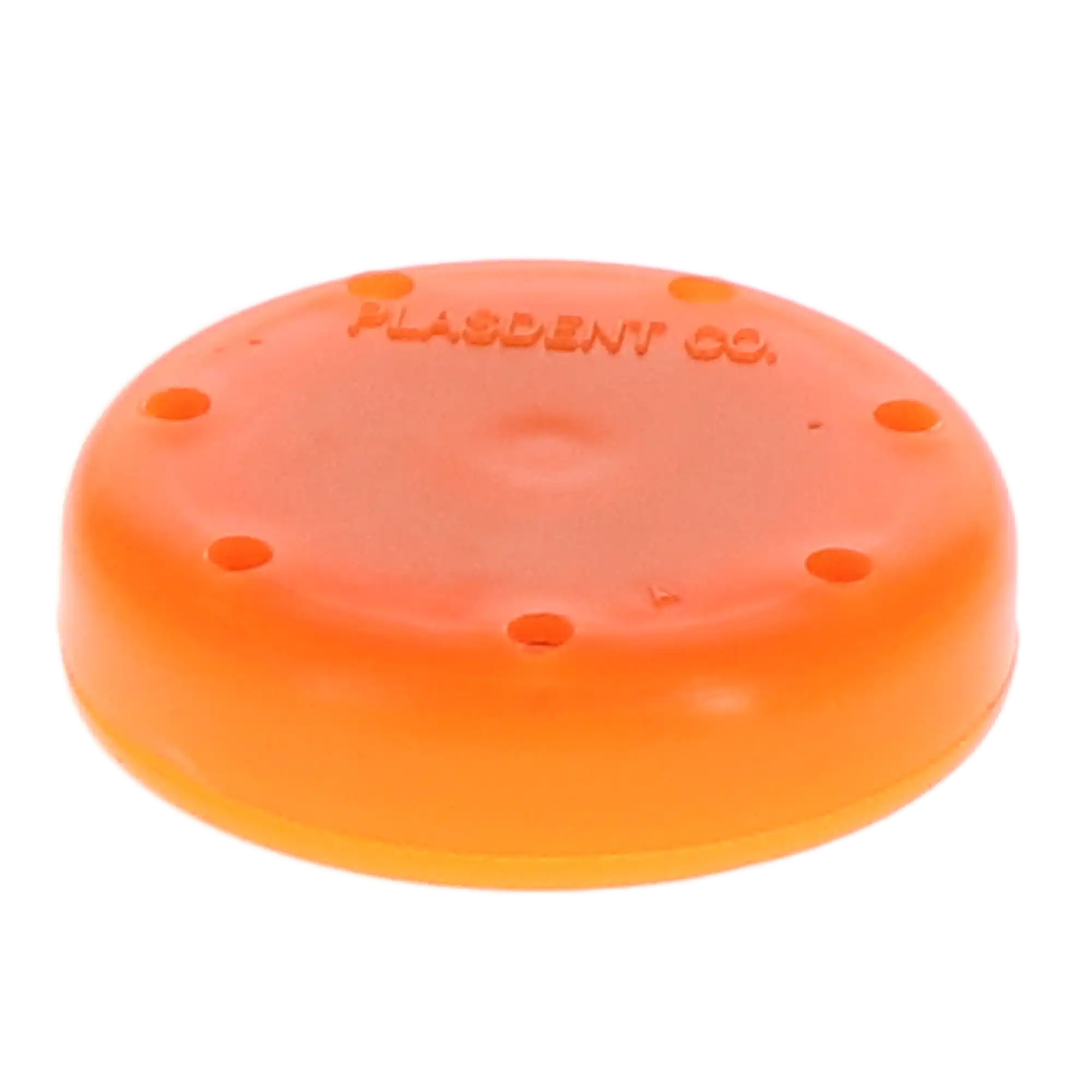 Plasdent Magnetic Bur Block, 7-Hole, Small Round, Neon Tangerine, 1/Pk, 400BSS-12 thumbnail 3