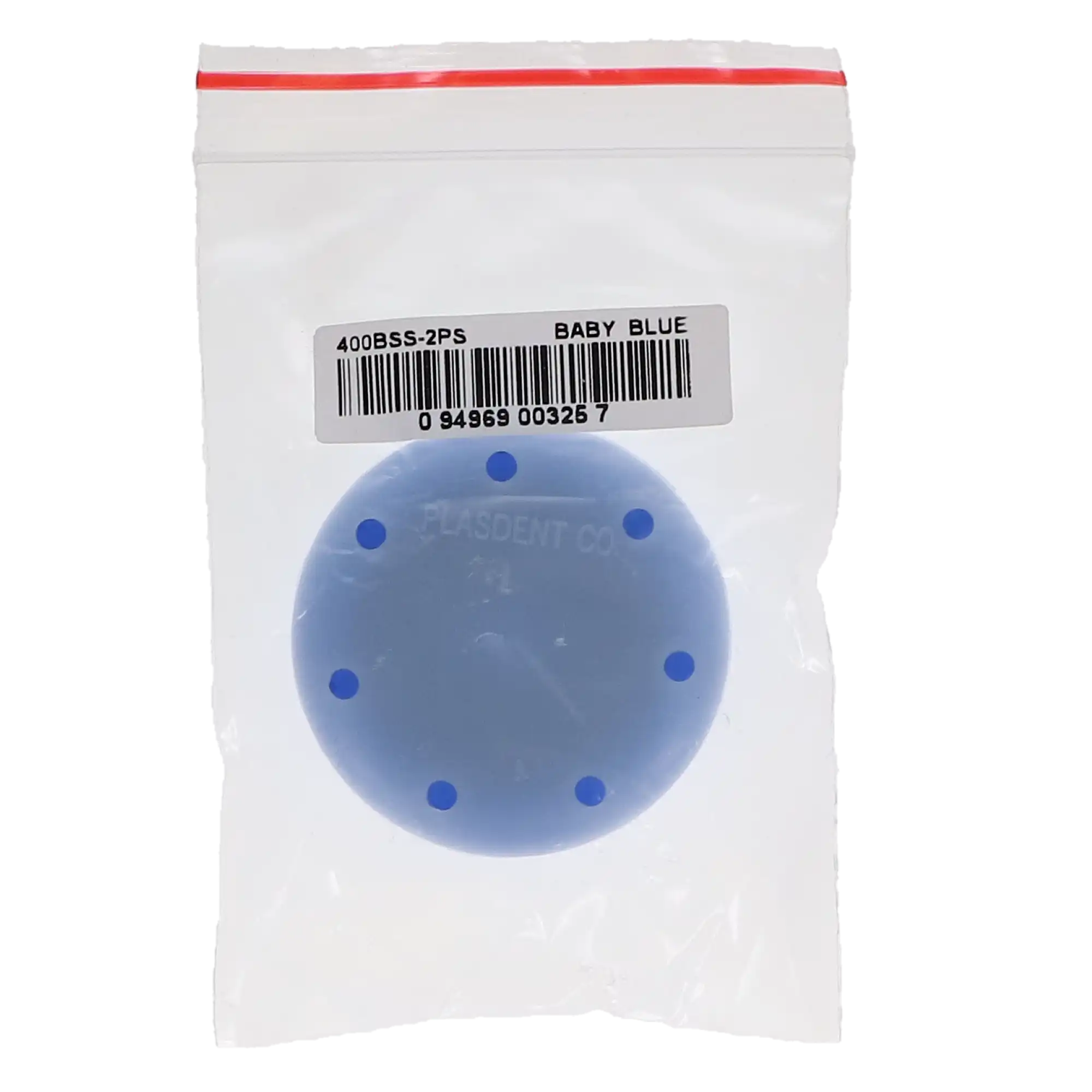 Plasdent Magnetic Bur Block, 7-Hole Small Round, Baby Blue, 1/Pk, 400BSS-2PS thumbnail 4