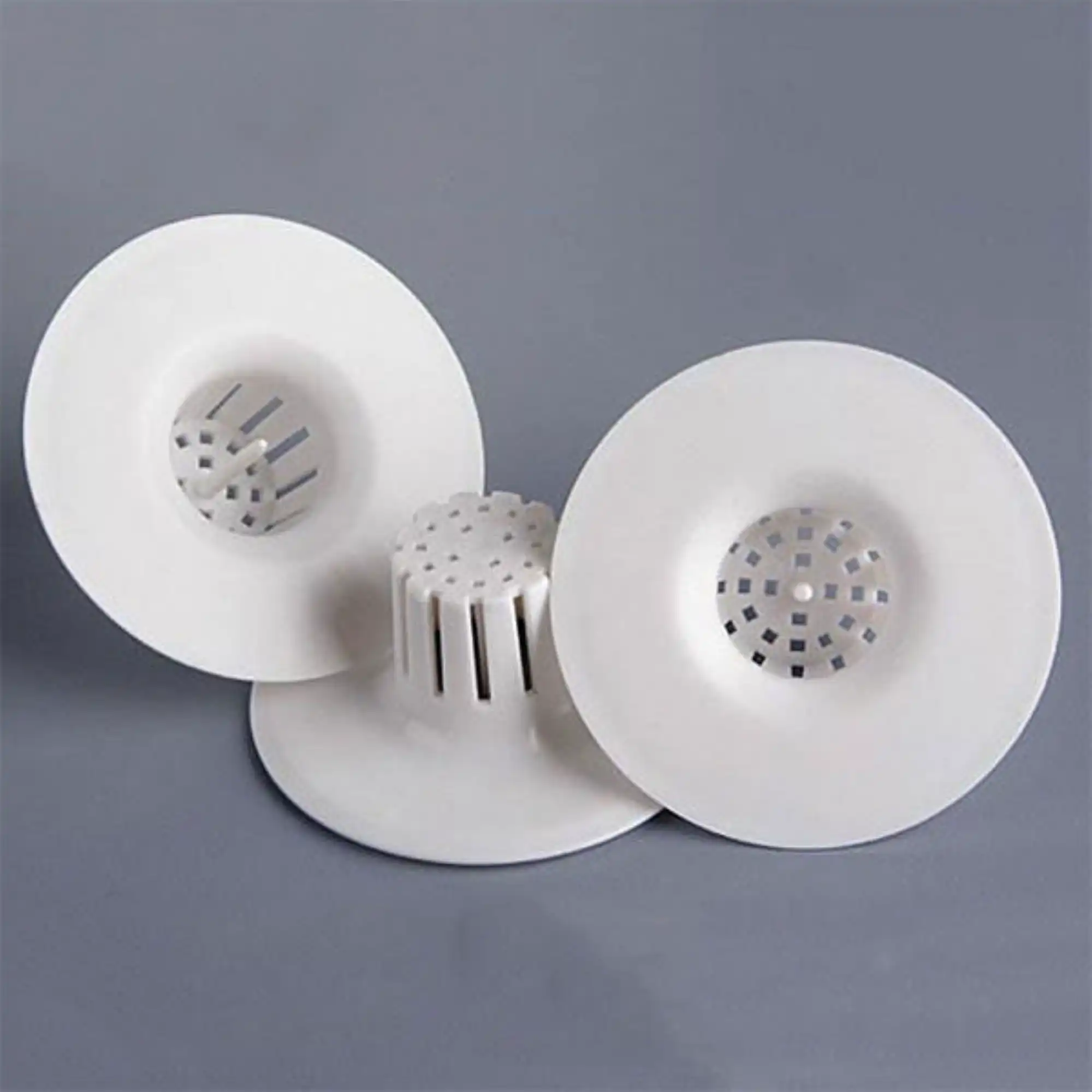 Plasdent Screen-4-Vac Cuspidor Strainer, Small, #6200, White, 144/Box - Screen-4-Vac Cuspidor Strainer - Small, #6200 144/Bx. 3" top diameter, 7/8" - Image 1