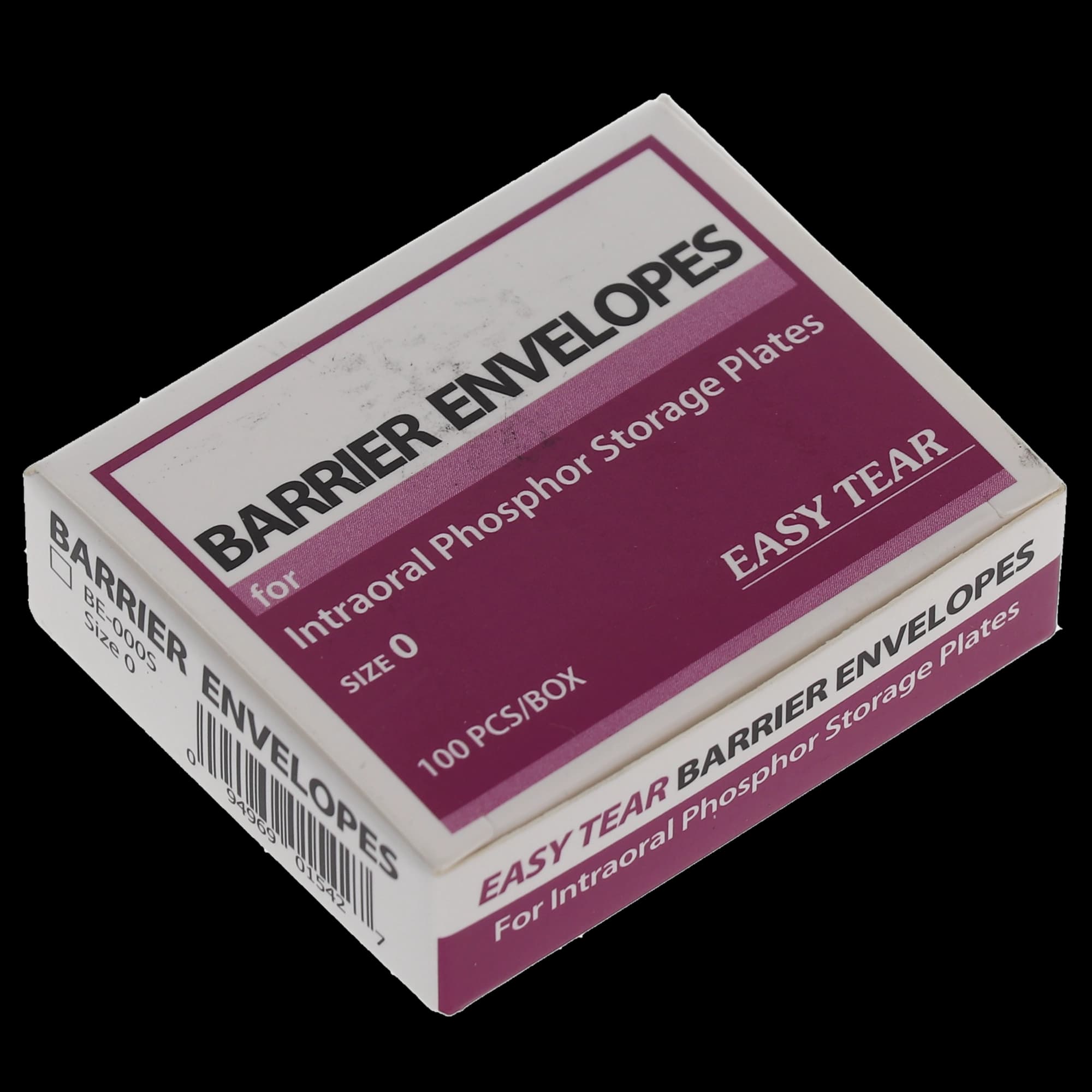 Plasdent Clear ProTection SOFT Easy-Tear Phosphor Plate Barrier Envelopes, Size 0, Short-Side Load, 100/Box, BE-000S thumbnail 5
