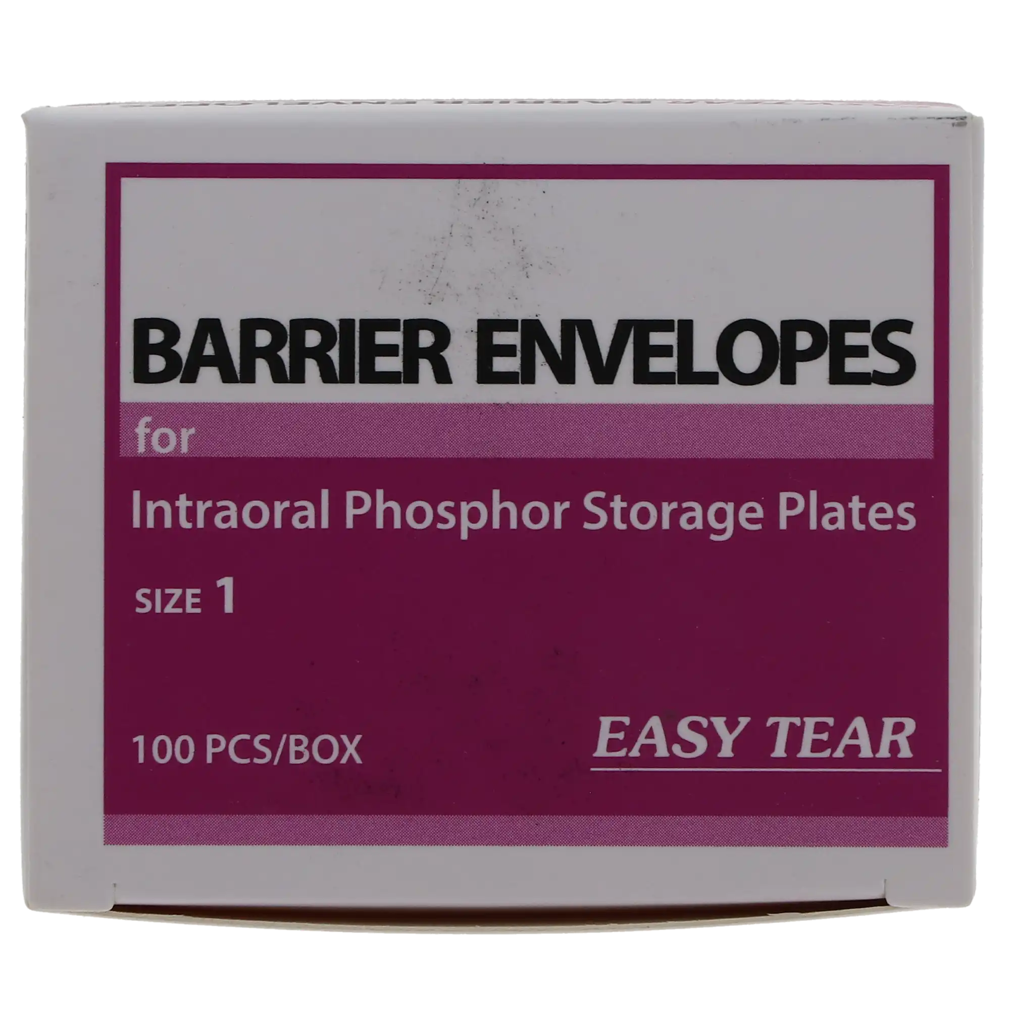 Plasdent Clear ProTection SOFT Easy-Tear Phosphor Plate Barrier Envelopes, Size 1, Short-Side Load, 100/Box, BE-001S thumbnail 5