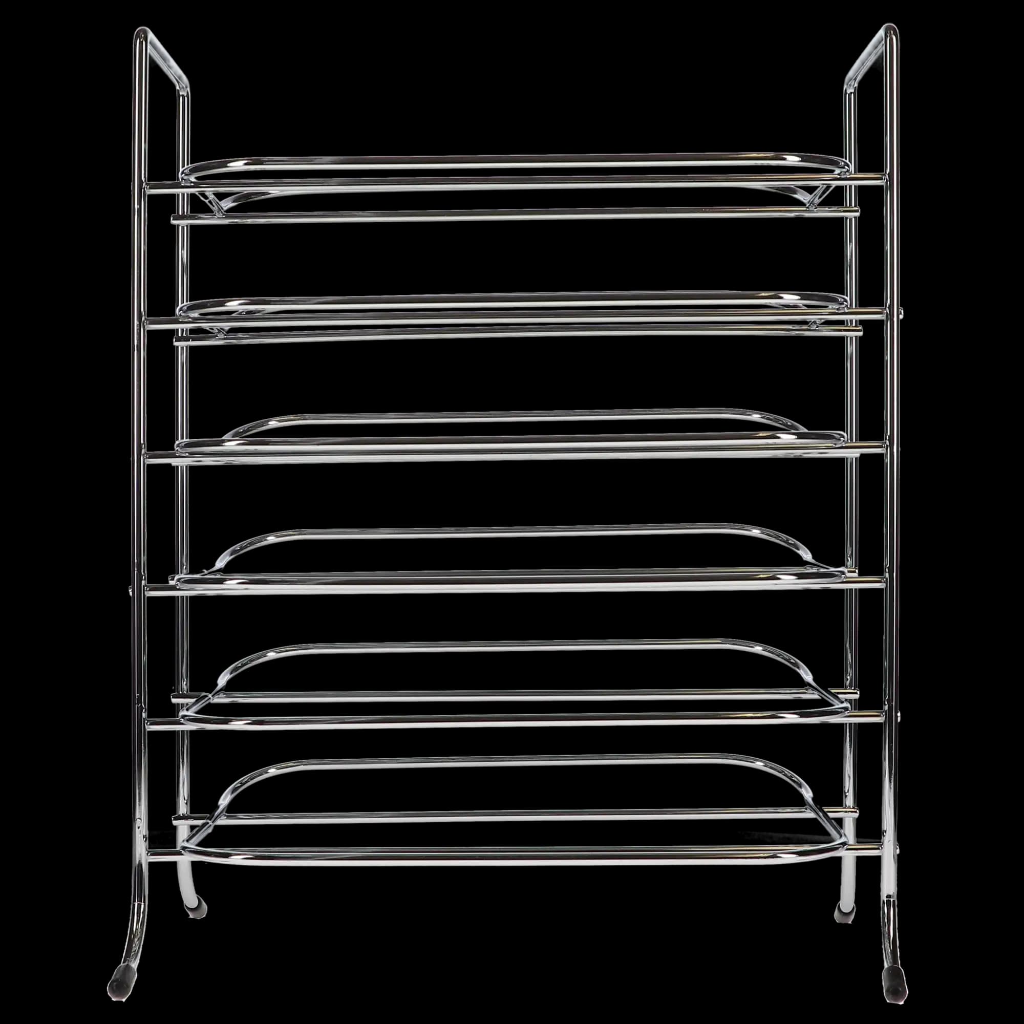 Plasdent Chrome Mini Tray Rack for Size F Trays, 6-Tray Capacity, 10"W x 6.25"D x 13"H, 300TRF thumbnail 4