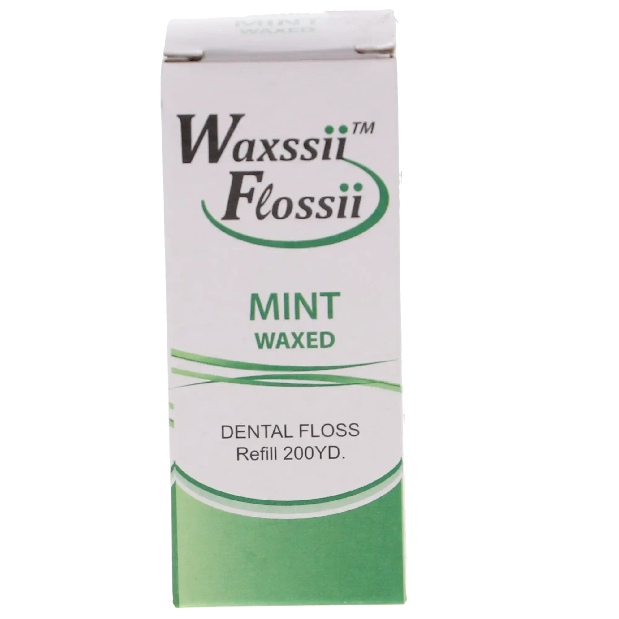 Plasdent Waxsii Flossii Waxed Dental Floss Refill, Mint, 200 yd/Roll, 2800 thumbnail 4