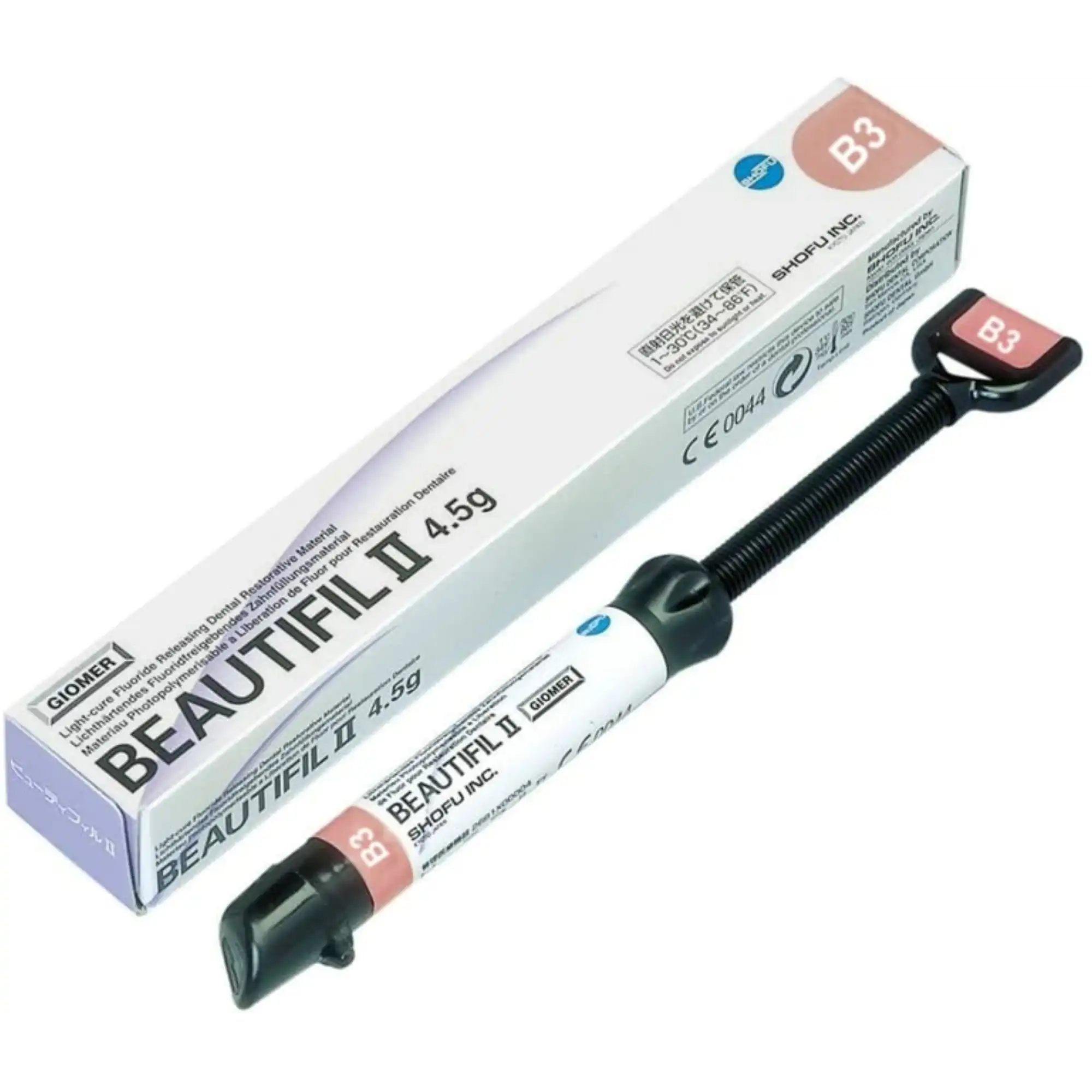 Beautifil II Light-Cure Nanohybrid Composite Syringe Refill, Universal Viscosity, Shade B3, 4.5 g, 1/Pk, 1410 thumbnail 7