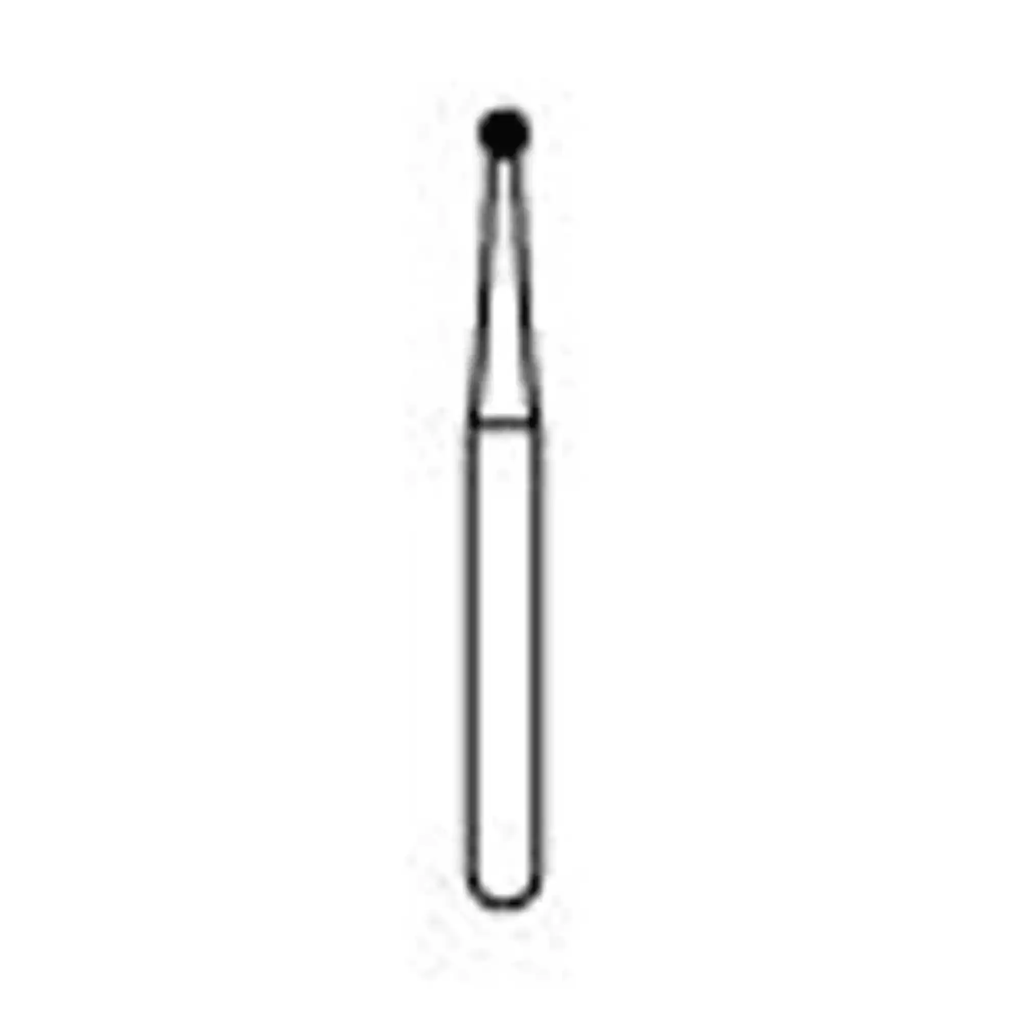 SS White Standard Operative Carbide Burs, FG, Round, #2, 5/Pk - Standard Operative Carbide Burs, FG, Round, # 2, 5/Pk - Image 1