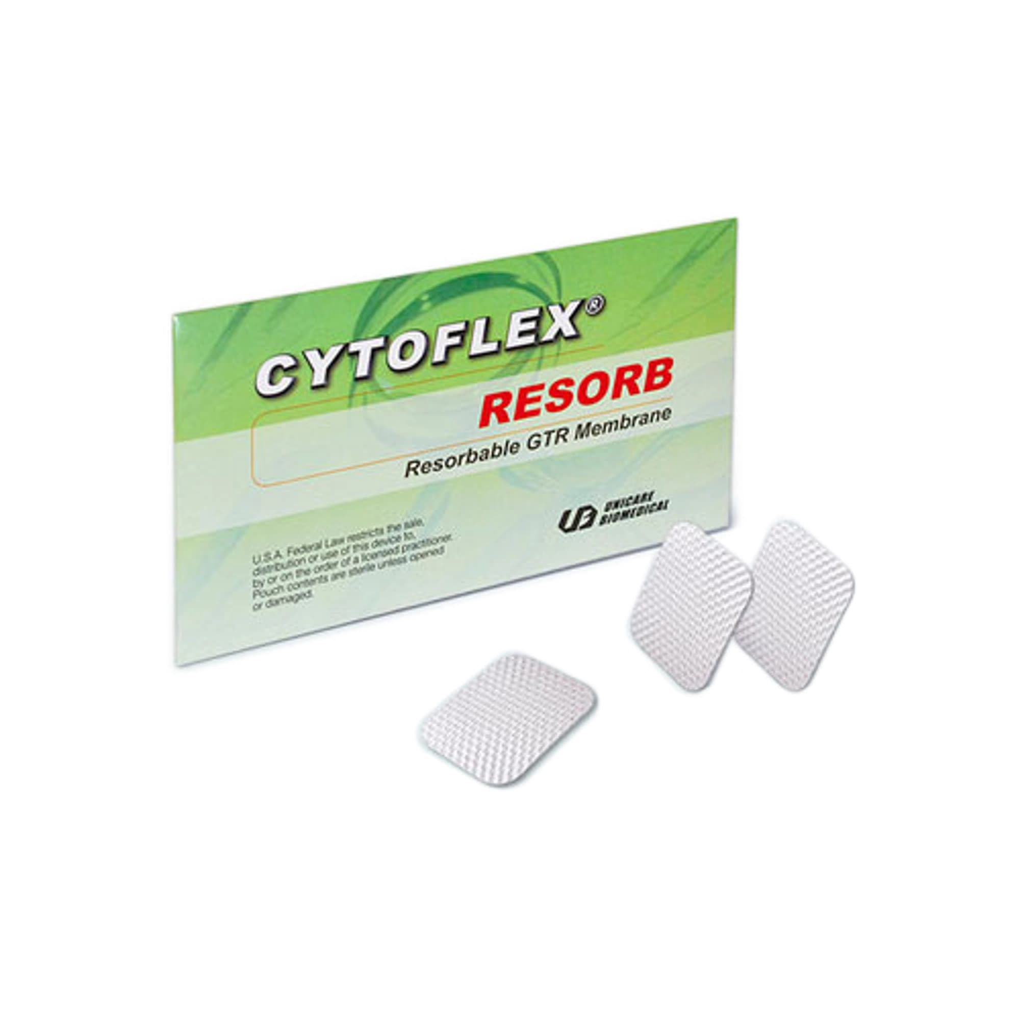 Unicare Cytoflex Resorb GTR Membrane, 12x24mm, Absorbable PLA/PGA, 1/Box, 01KEZKNSWM65WD4NK3G0VQKHH3 - Unicare - Cytoflex Resorb (12X24mm) 1 per box, Absorbable PLA/PGA, GTR membrane - Image 1