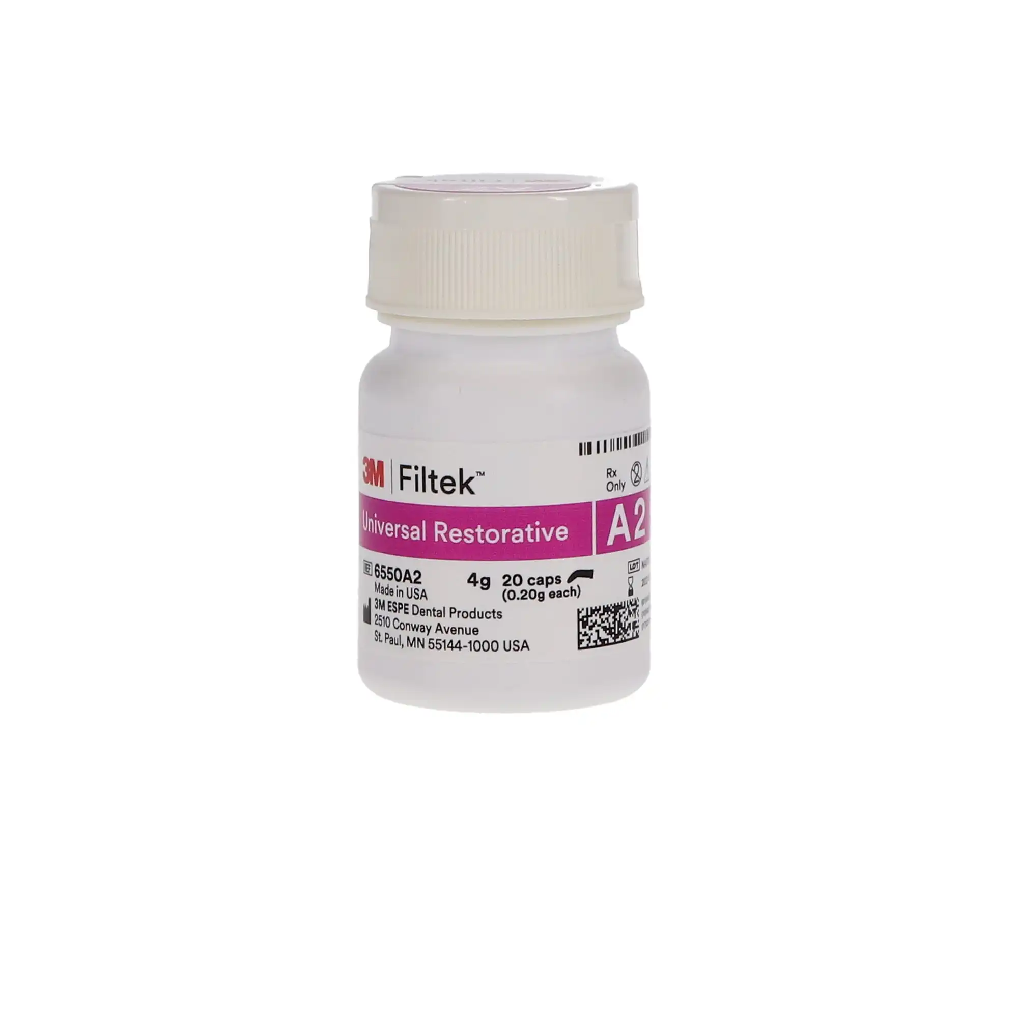 3M Filtek Universal Restorative Composite Capsules, Shade A2, 0.2 g, 20/Box, 6550A2 thumbnail 4