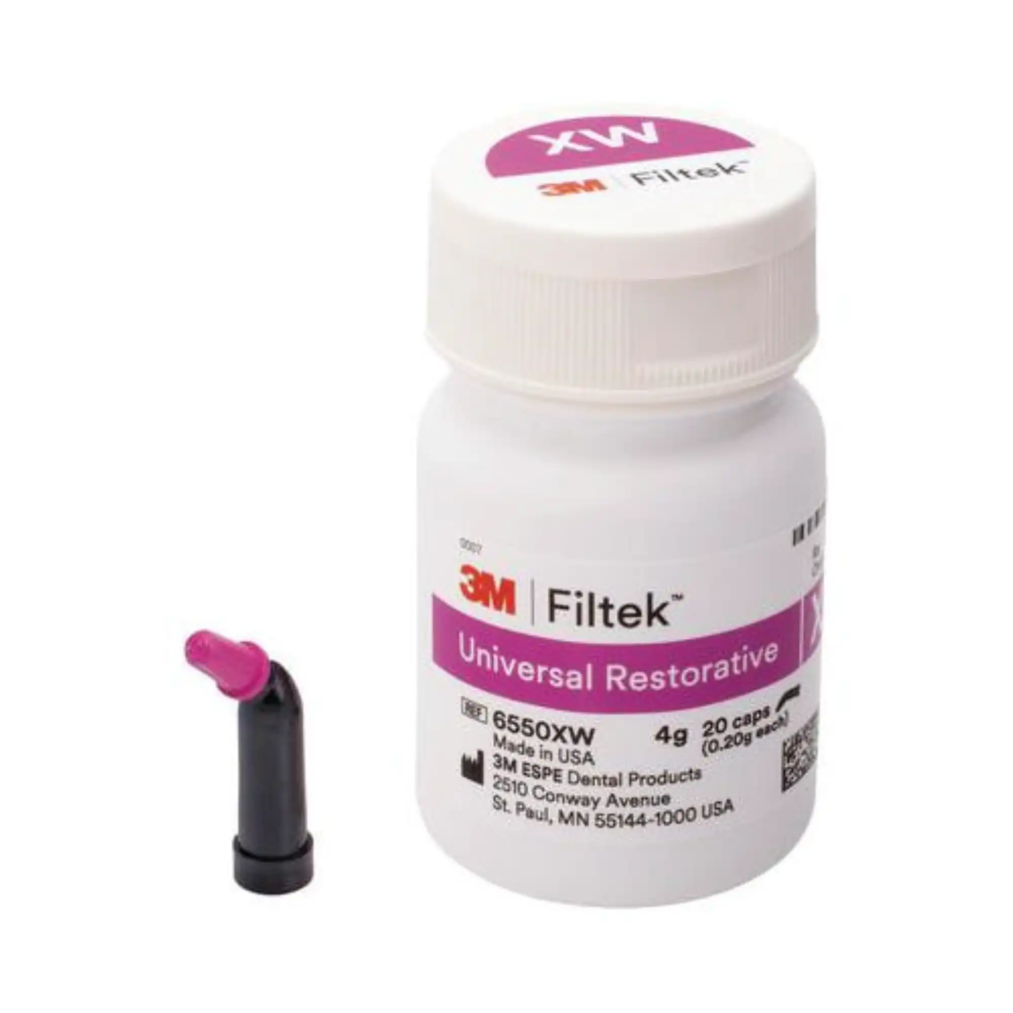 3M Filtek Universal Restorative Capsules, Extra White (XW), 0.2 g, 20/Box, 6550XW thumbnail 4