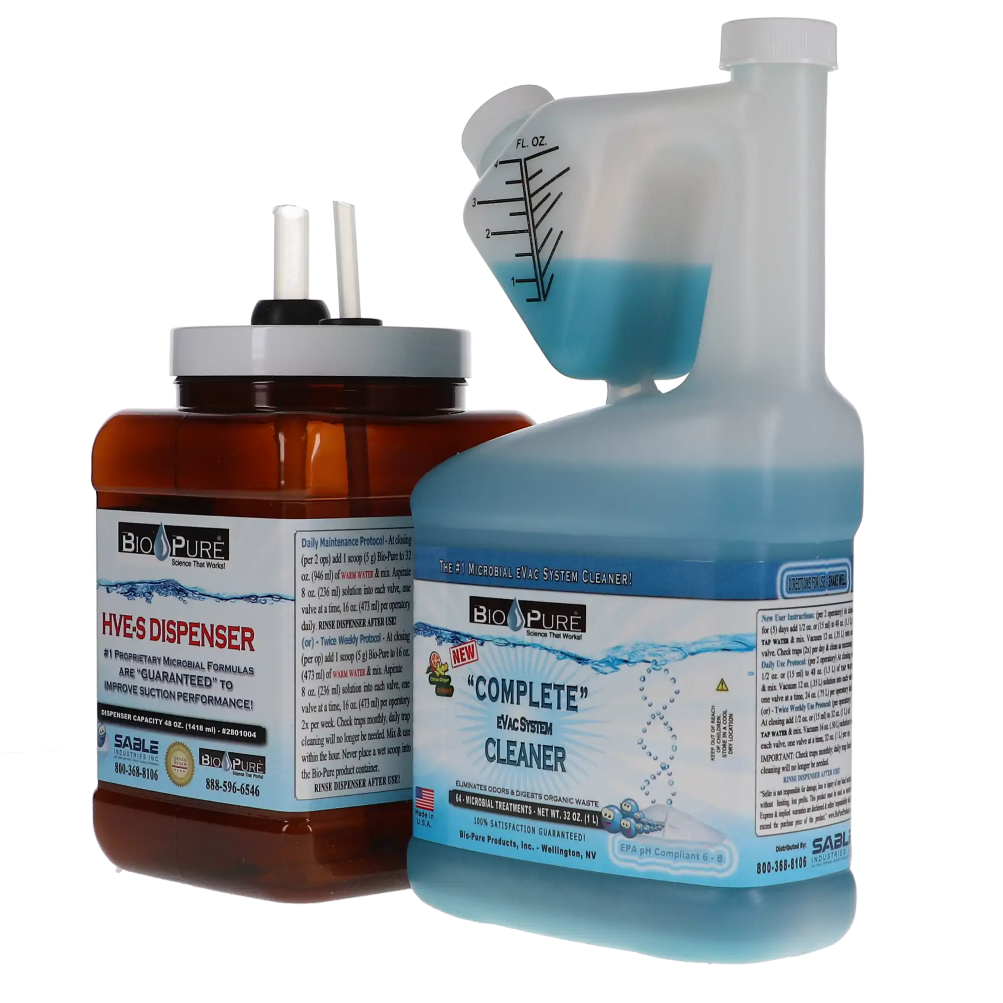 Bio-Pure Liquid eVac Cleaner Starter Kit, 32 oz, 2801405 thumbnail 2