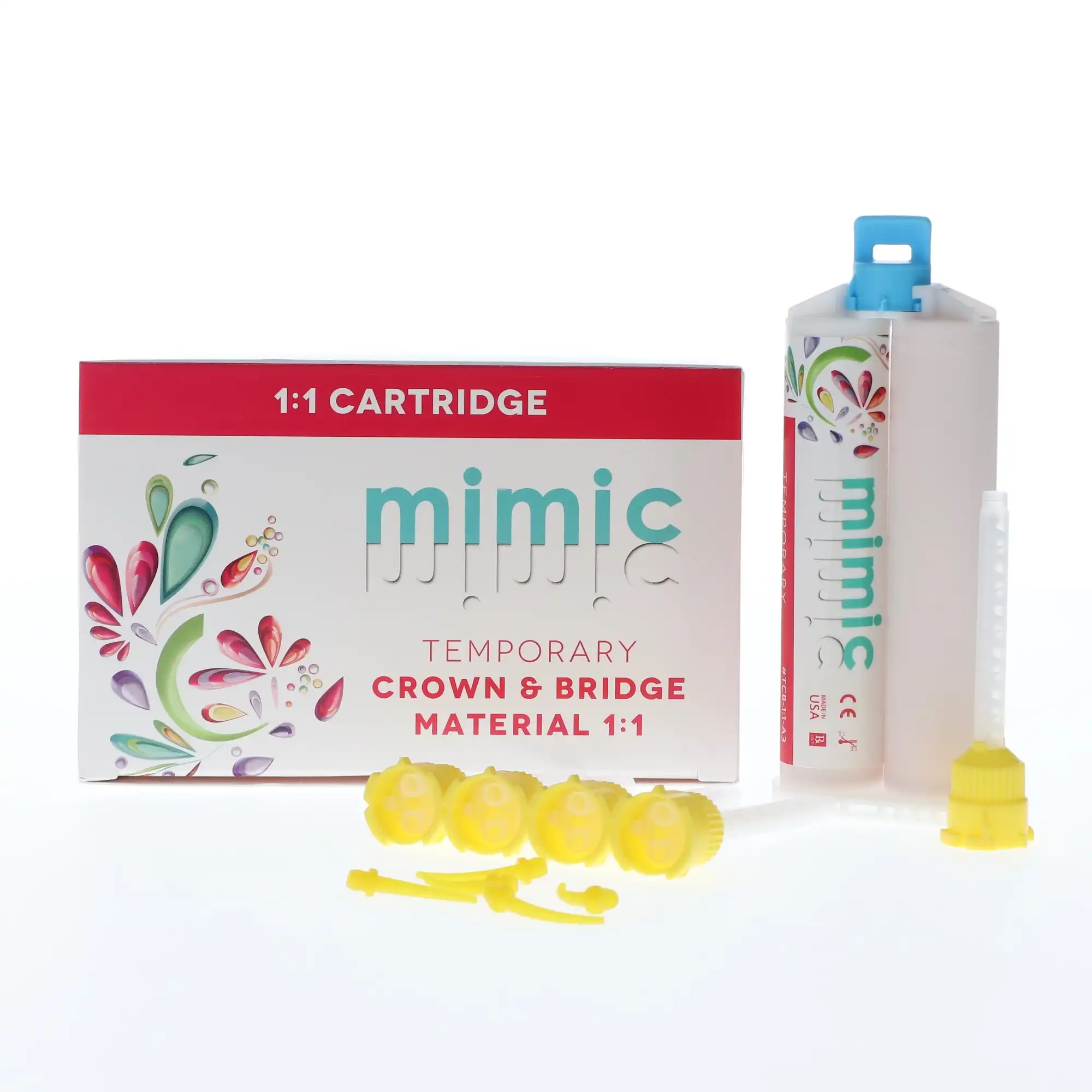 3D Dental Temporary Crown & Bridge Material 1:1, Bis-Acrylic, Shade A3, 90 g Cartridge, 1/Pk, TCB-A31-1, TCB-1:1-A3 - Temporary Crown & Bridge Material 1:1, 90 g, A3, 1/Pk, TCB-A31-1, TCB-1:1-A3 - Image 1