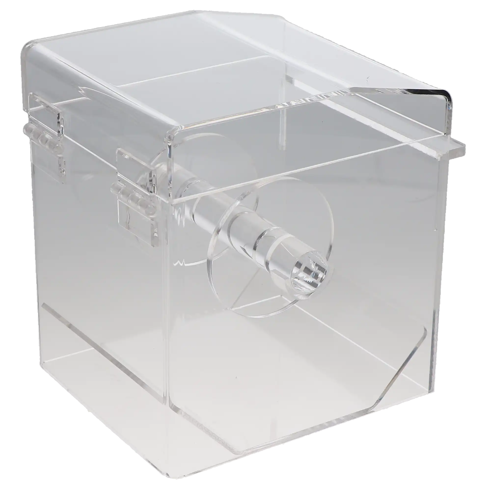 Plasdent Sticky Wrap Barrier Film Dispenser, Acrylic, 1/Pk, 1415 thumbnail 3