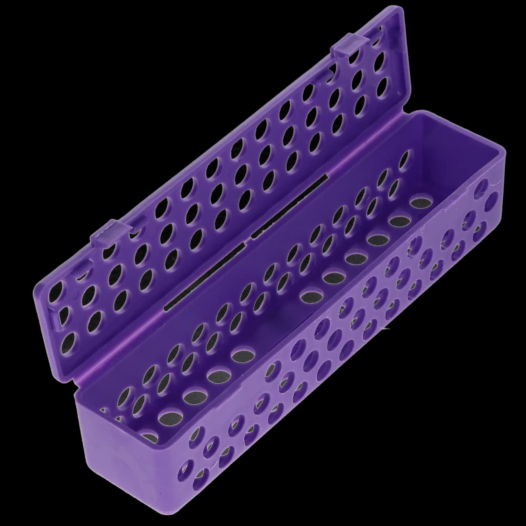 Plasdent Instrument Steri Container, with Snap Shut Lid, 8" x 1 3/4" x 1 3/4", Neon Purple, 1/Pk, 203SCS-10 thumbnail 4