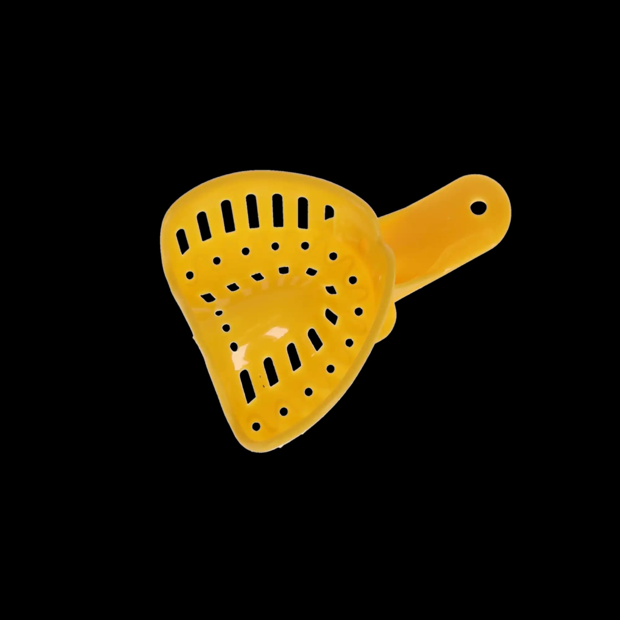Excellent-Colors Disposable Ortho Impression Trays, Adult Upper #5, Medium, Yellow, Perforated, 25/Pk, ITO-5U thumbnail 4