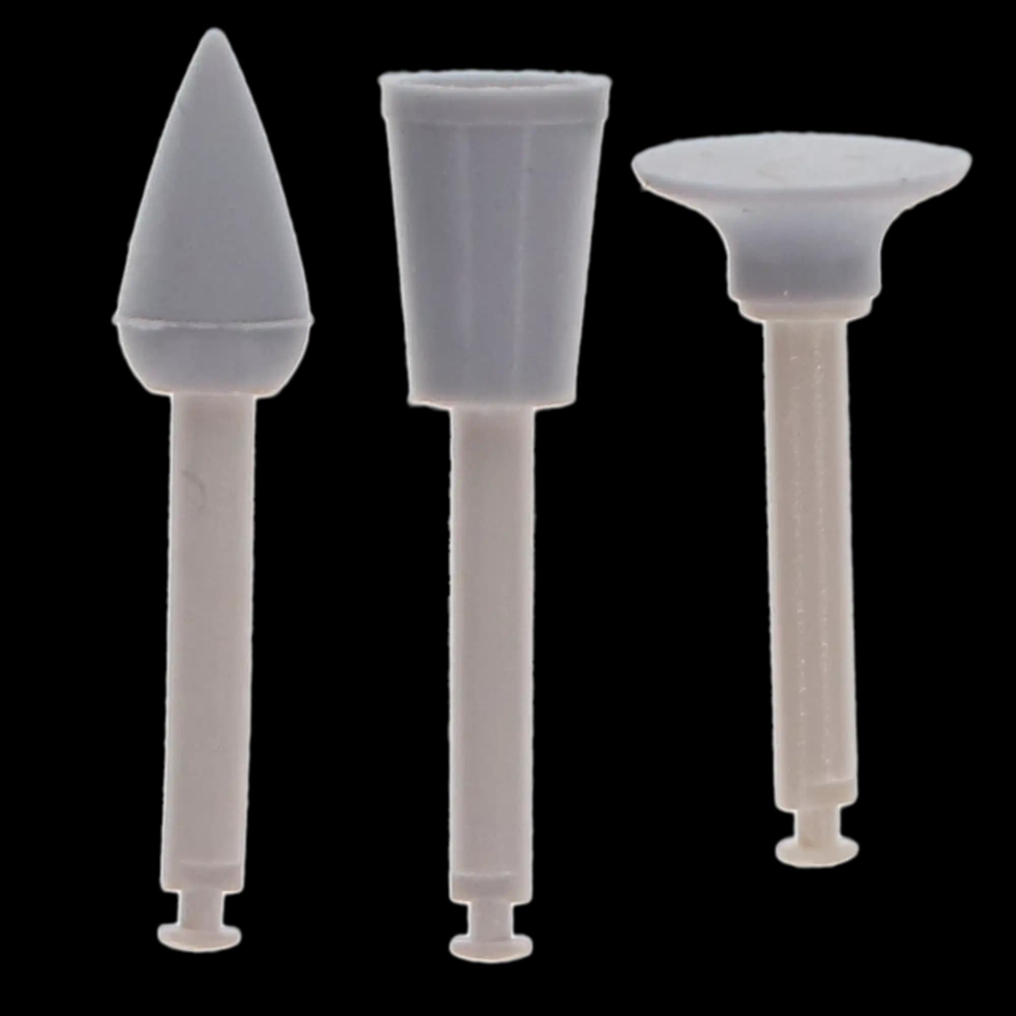 iGlo Disposable One-Step Silicon Finishing & Polishing Combo Kit, Assorted (10 Cups, 10 Discs, 10 Points), 30/Pk, PG-01 thumbnail 6