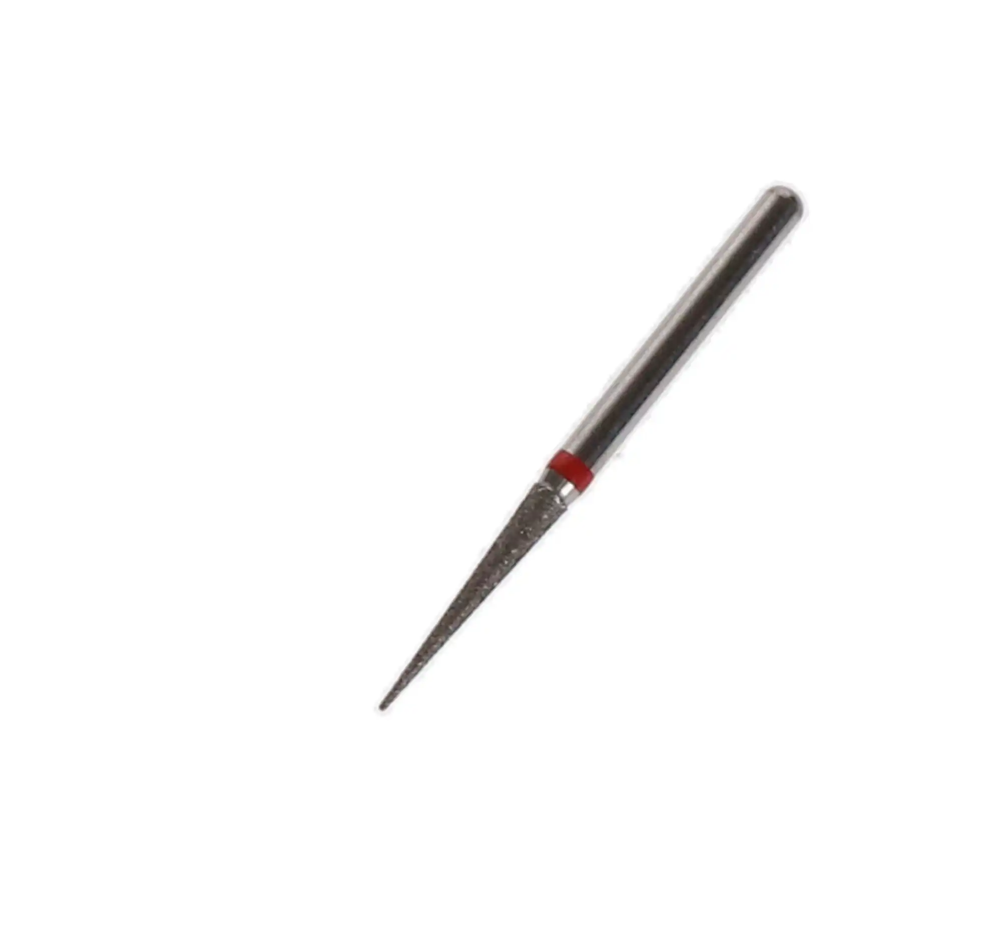 NTI Diamond Bur, FG, Needle, #F859-016, 1.6 mm, Fine Grit, Red Ring, 5/Pk thumbnail 4