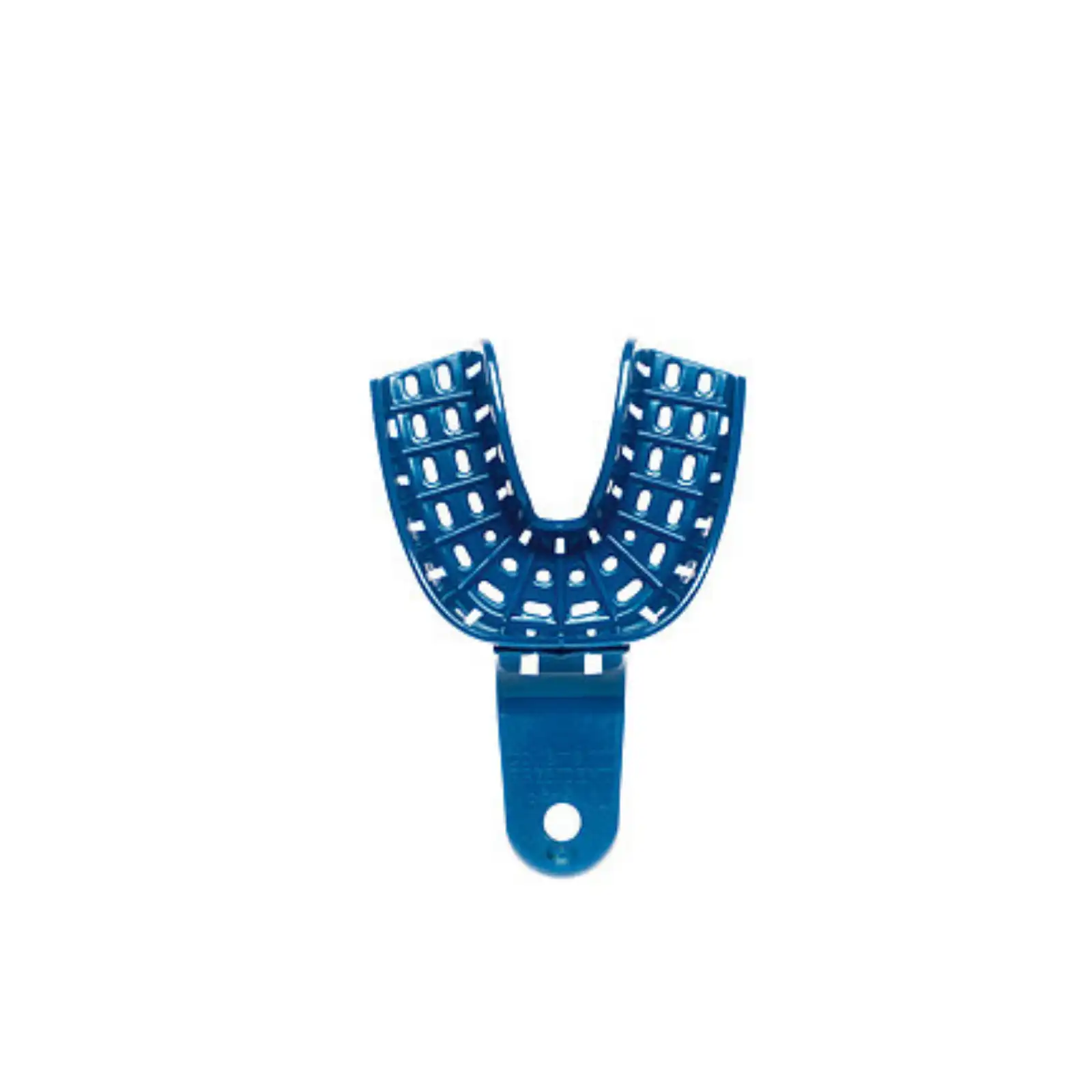 President Perforated Impression Tray, Autoclavable, Blue, #6, Full Lower Small, 12/Pk, C6955 thumbnail 2