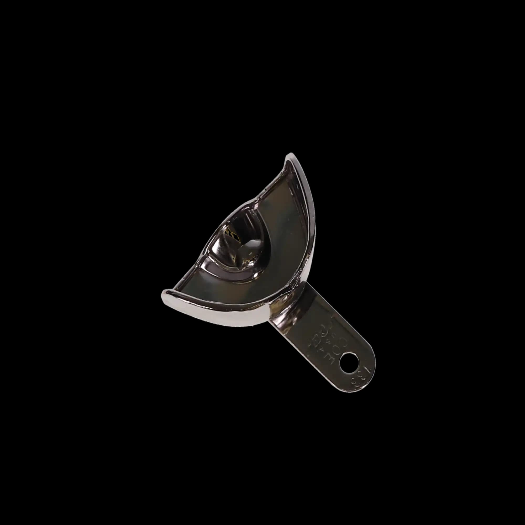 GC America COE #133 Anterior Upper Partial Nickel-Plated Solid Impression Tray, 2-5/8" W x 1-7/16" L x 13/16" D, 1/Pk, 261331 thumbnail 3