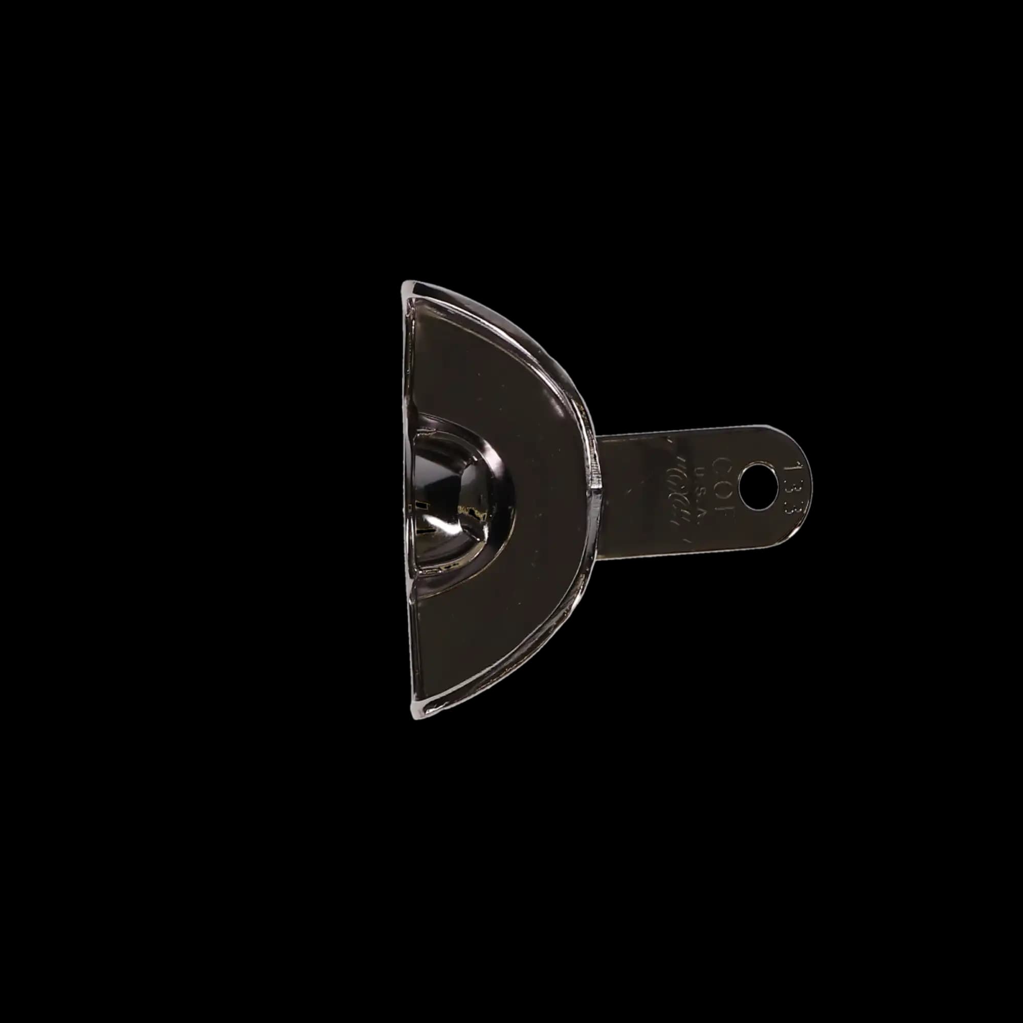 GC America COE #133 Anterior Upper Partial Nickel-Plated Solid Impression Tray, 2-5/8" W x 1-7/16" L x 13/16" D, 1/Pk, 261331 thumbnail 5