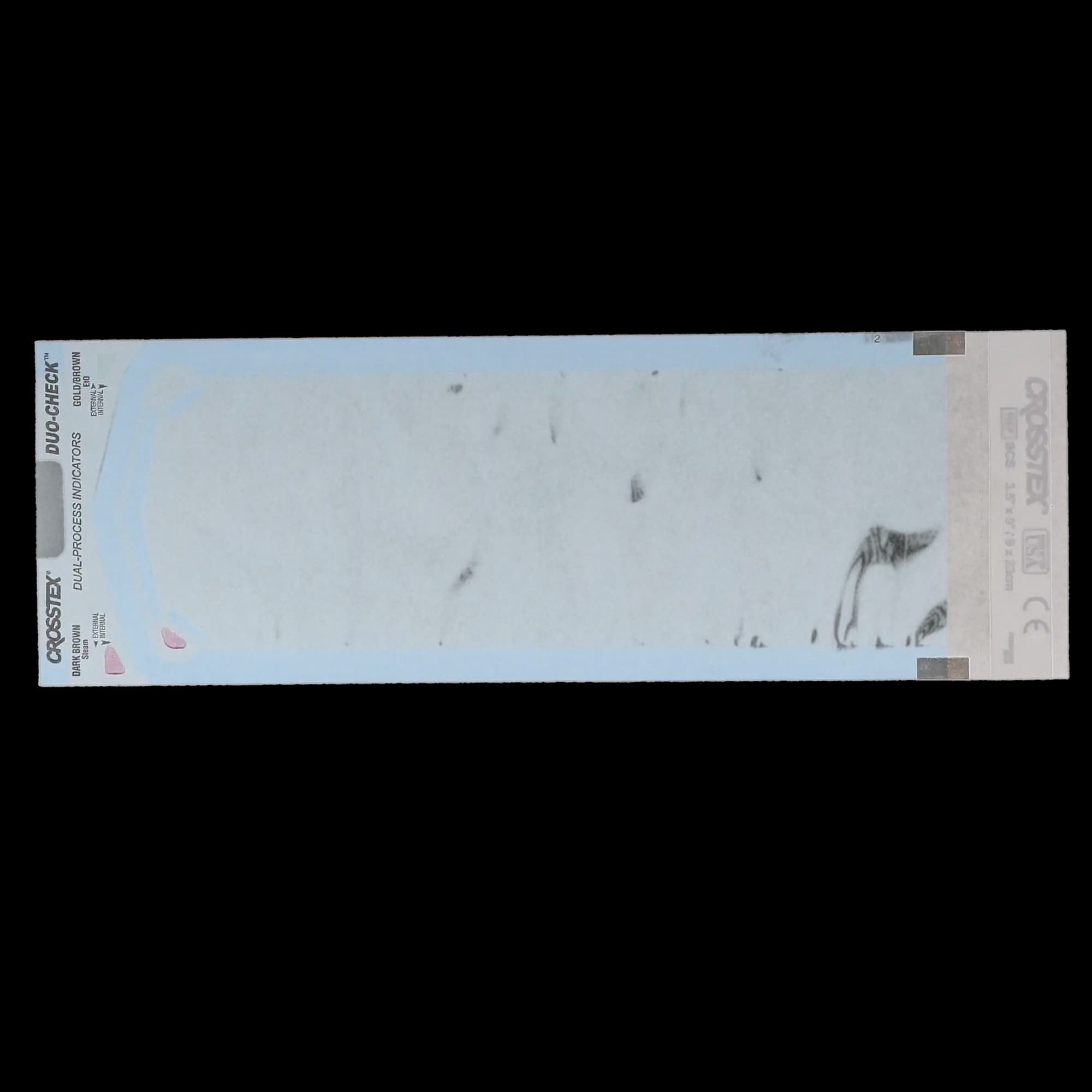 Crosstex Duo-Check Self-Sealing Sterilization Pouches, 3.5" x 9", Blue, 500/Box, SCS5 thumbnail 5