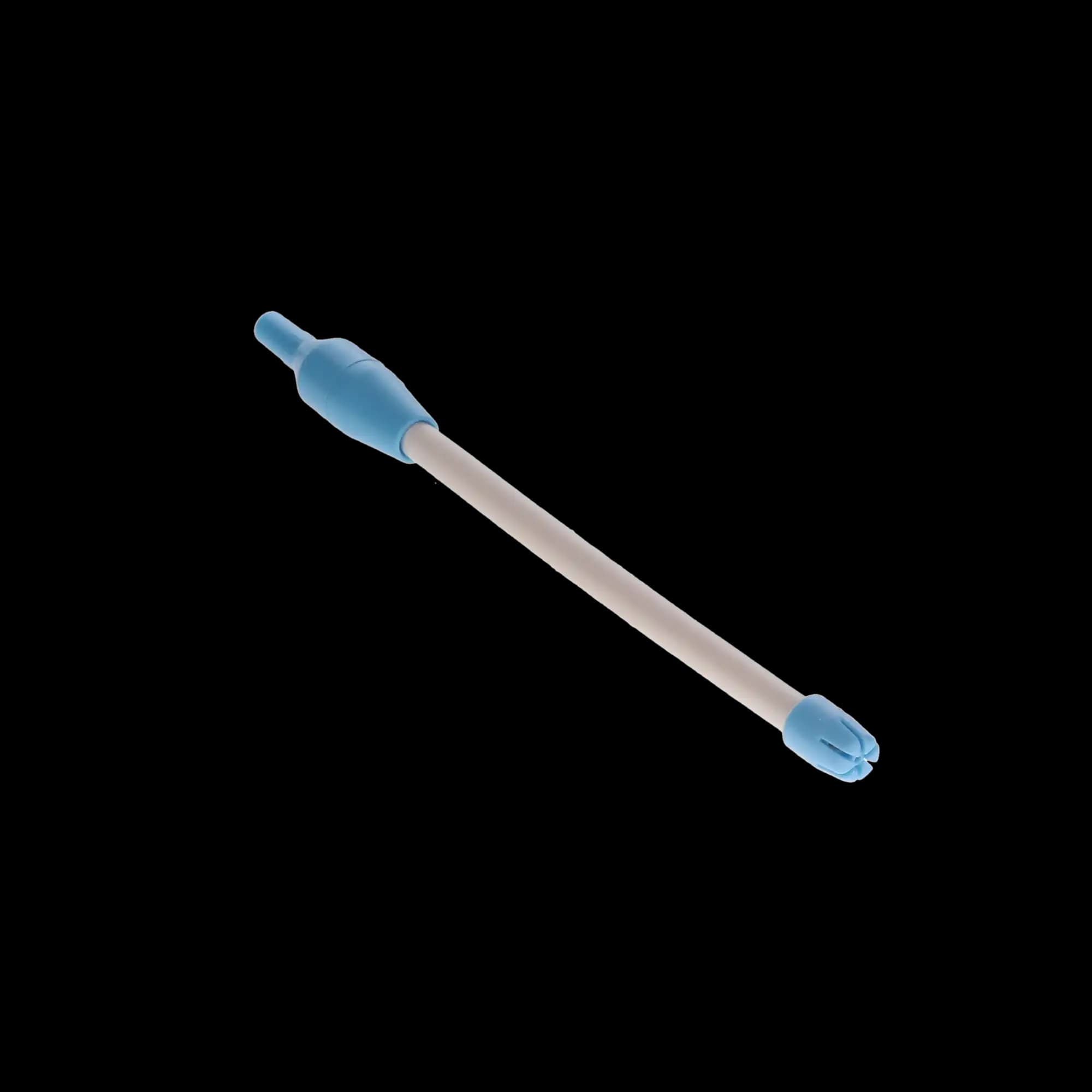 Crosstex Safe-Flo Saliva Ejector, White Tube with Blue Tip, One-Way Valve, Latex-Free, 100/Bag, M1000WHBU thumbnail 2