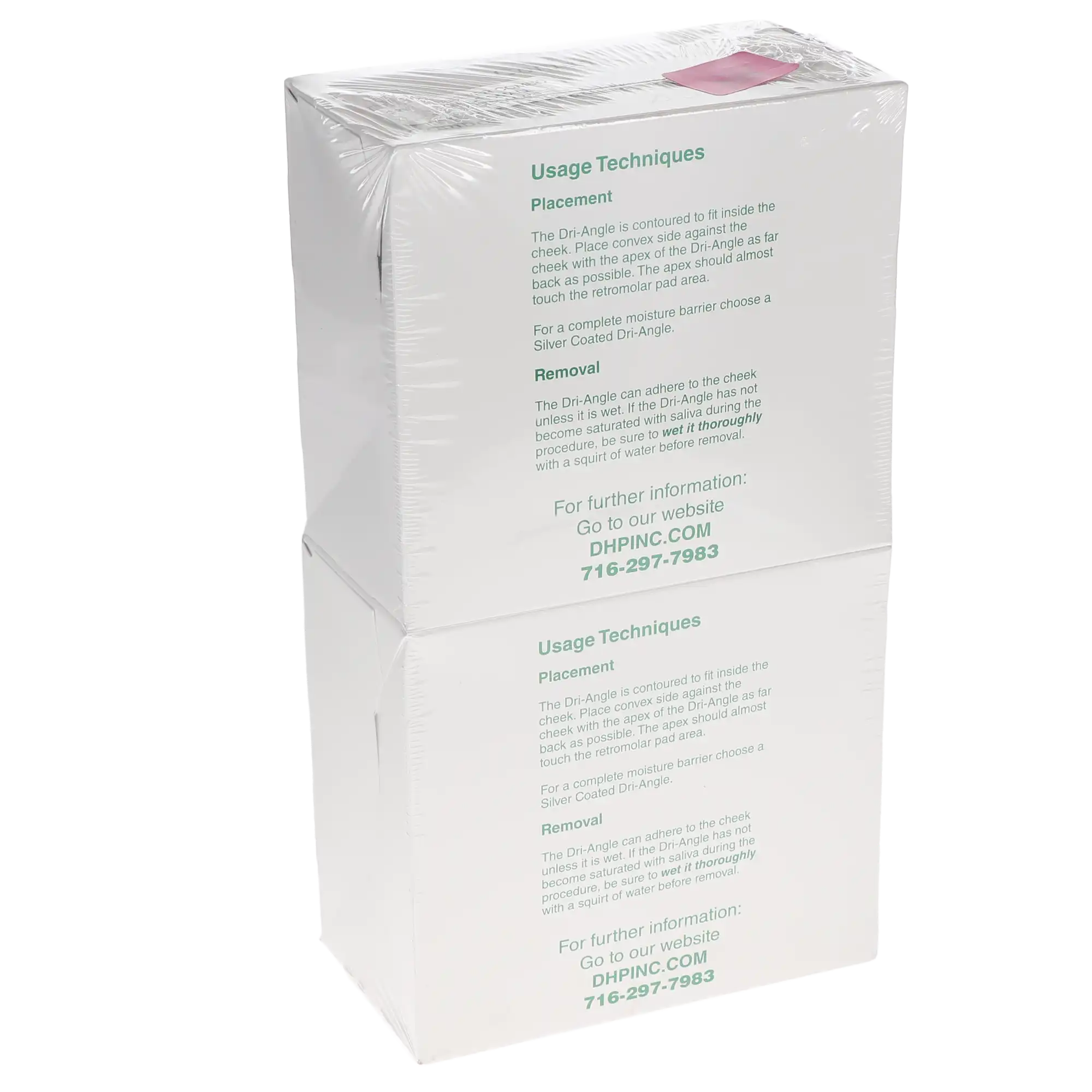 Dri-Angle with Silver Cotton Roll Substitute, Assorted Small & Large, Box of 320, 32-SL-AG thumbnail 3