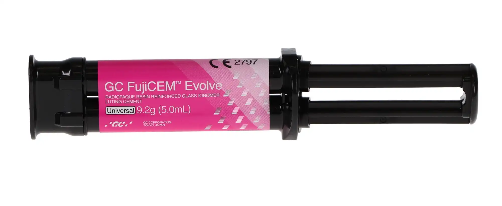 FujiCEM Evolve Universal Luting Cement, Single Pack, 9.2 g Syringe with 15 Mixing Tips, 1/Pk thumbnail 2